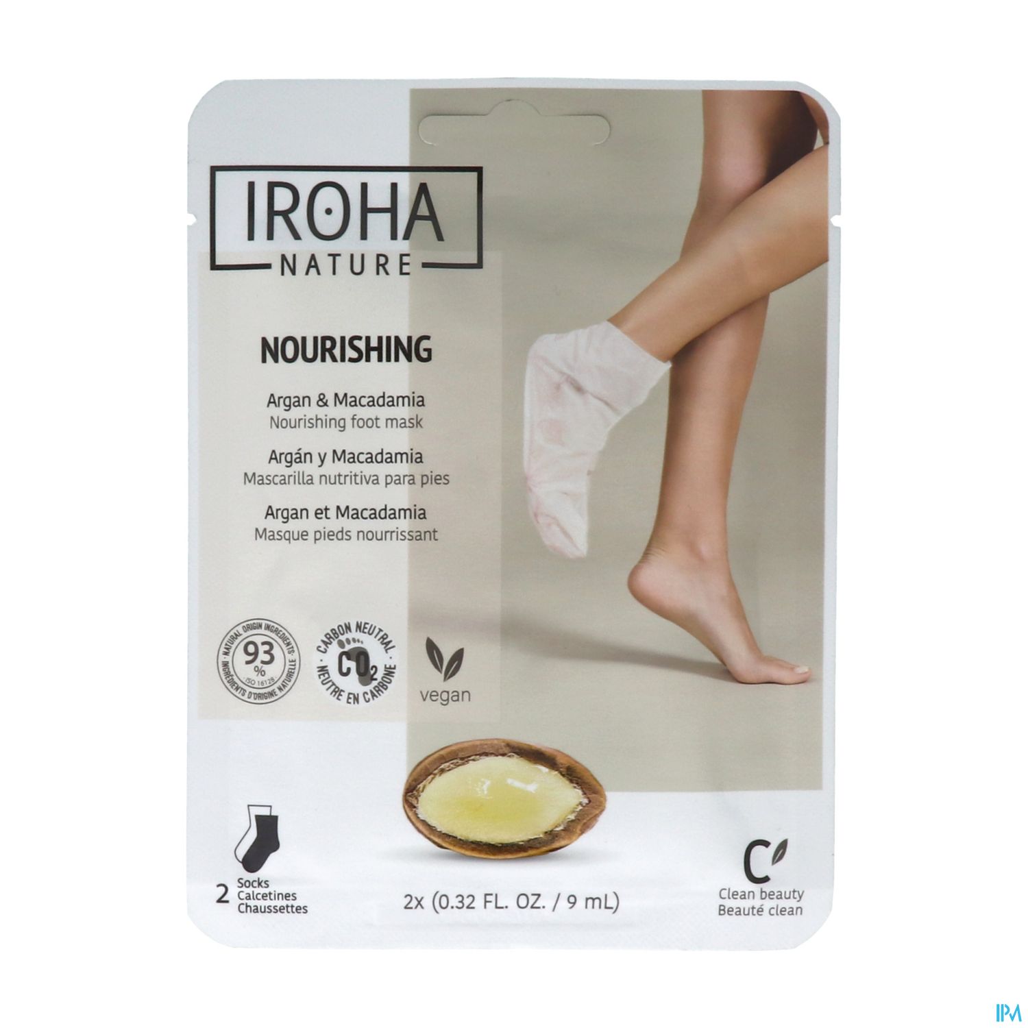 Iroha Masque Pieds Nourrisant X2