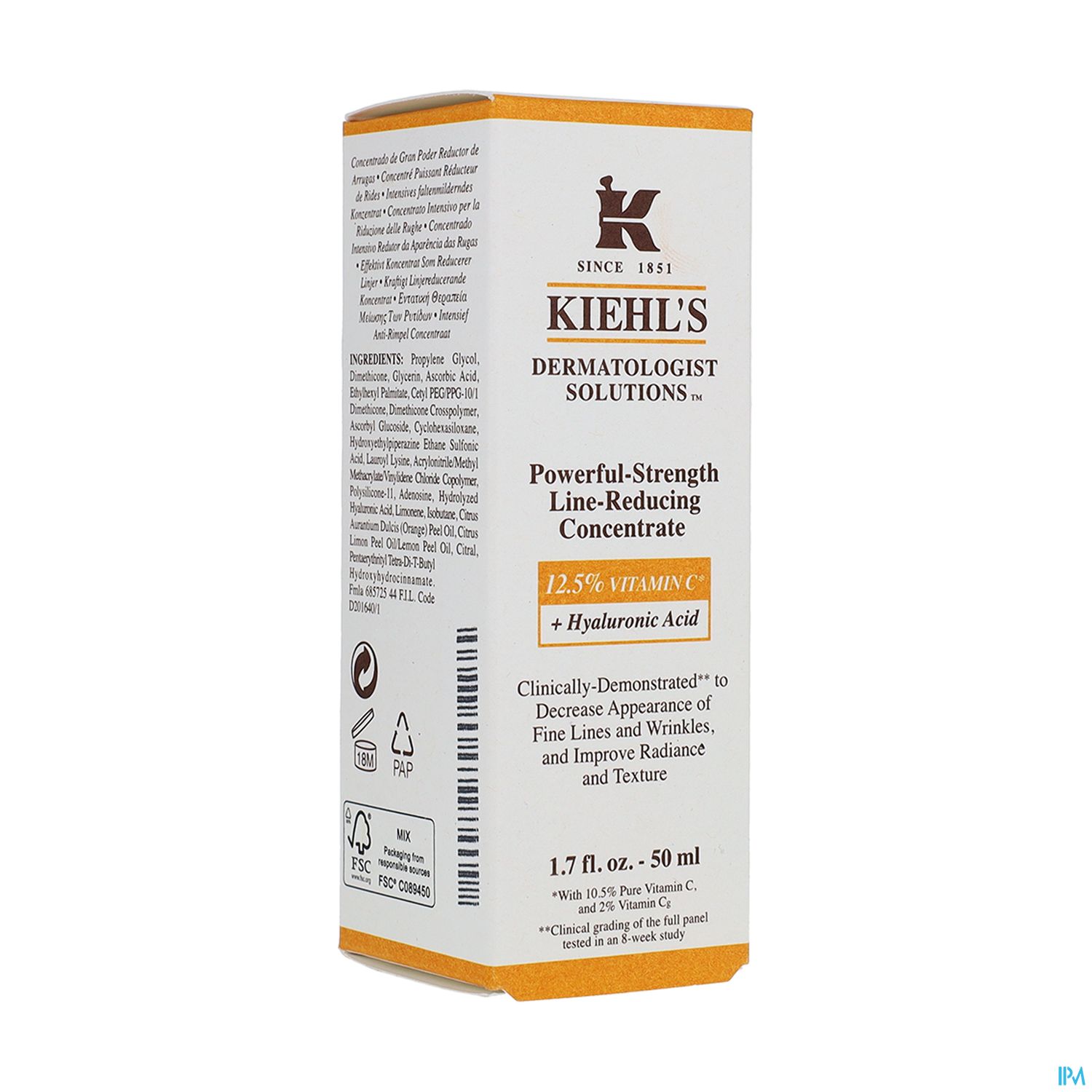 KIEHLS CONC A/RID VIT C/AC HYAL50