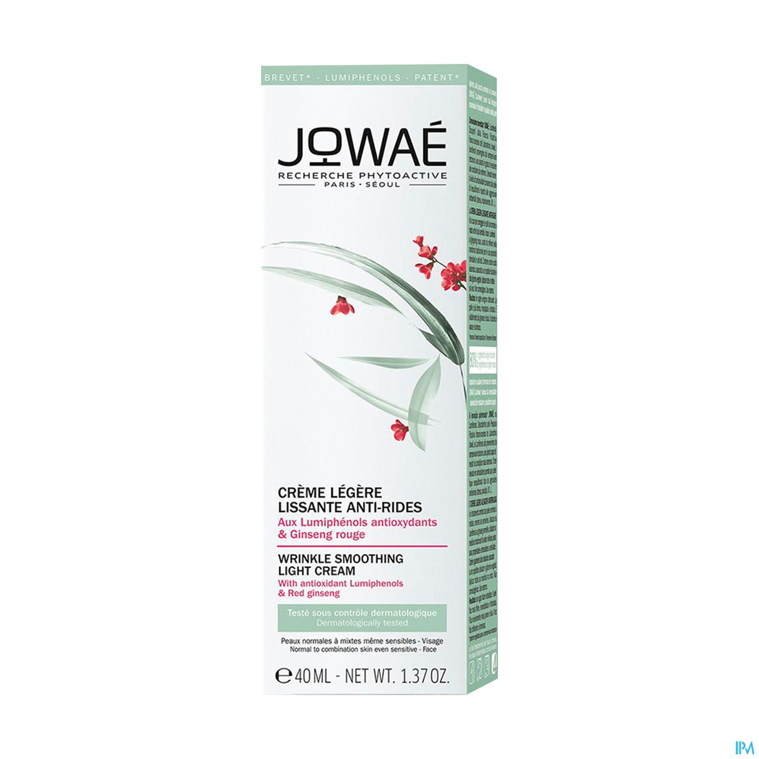 JOWAE CR LEGERE LISS A/RIDE 40ML