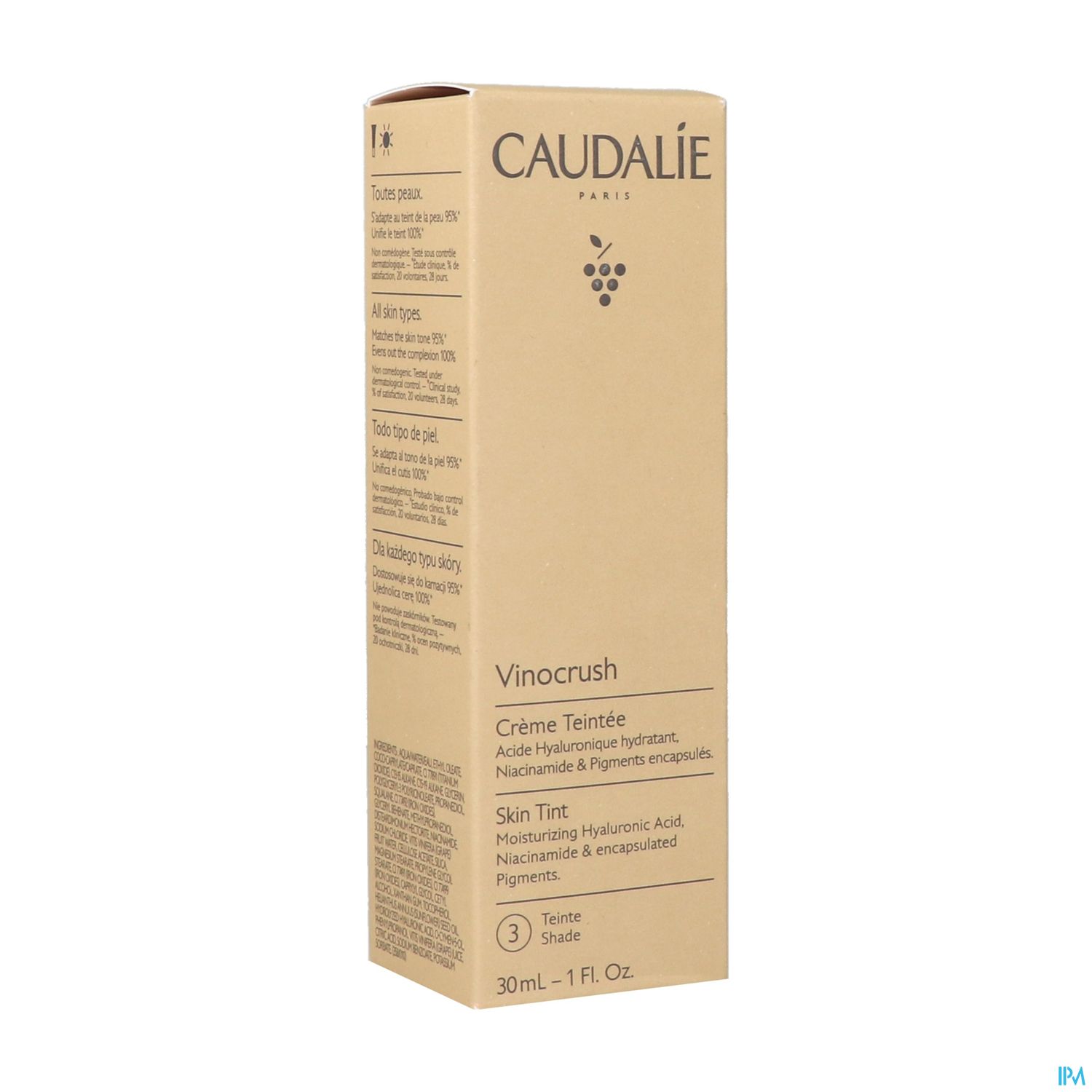 CAUDALIE VINOCRUSH CC CR TEINT 3