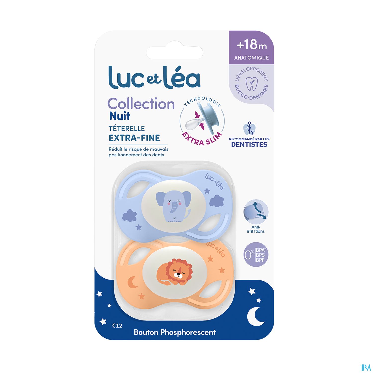 Luc Et Lea Sucette Collection Nuit +18m C12 2024 X2