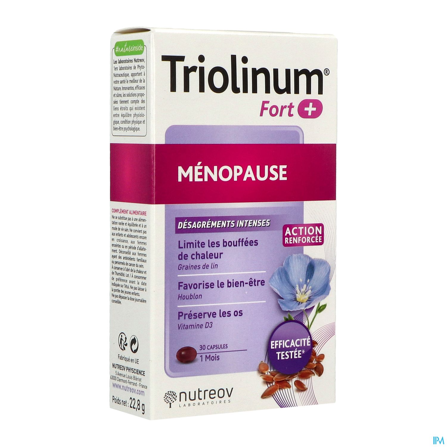 TRIOLINUM FORT MENOP CAPS 30
