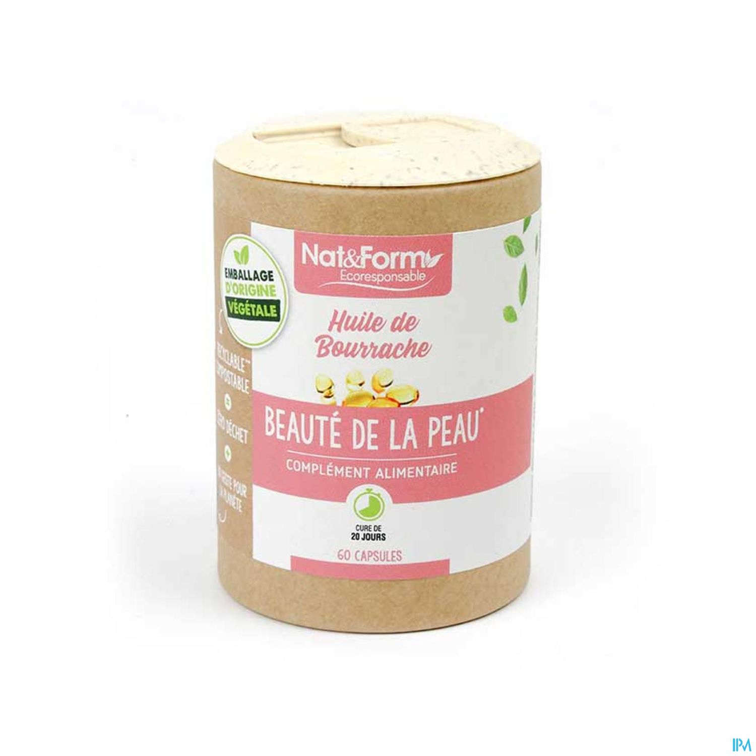 Nat Et Form Ecoresponsable Huile De Bourrache Capsule 120