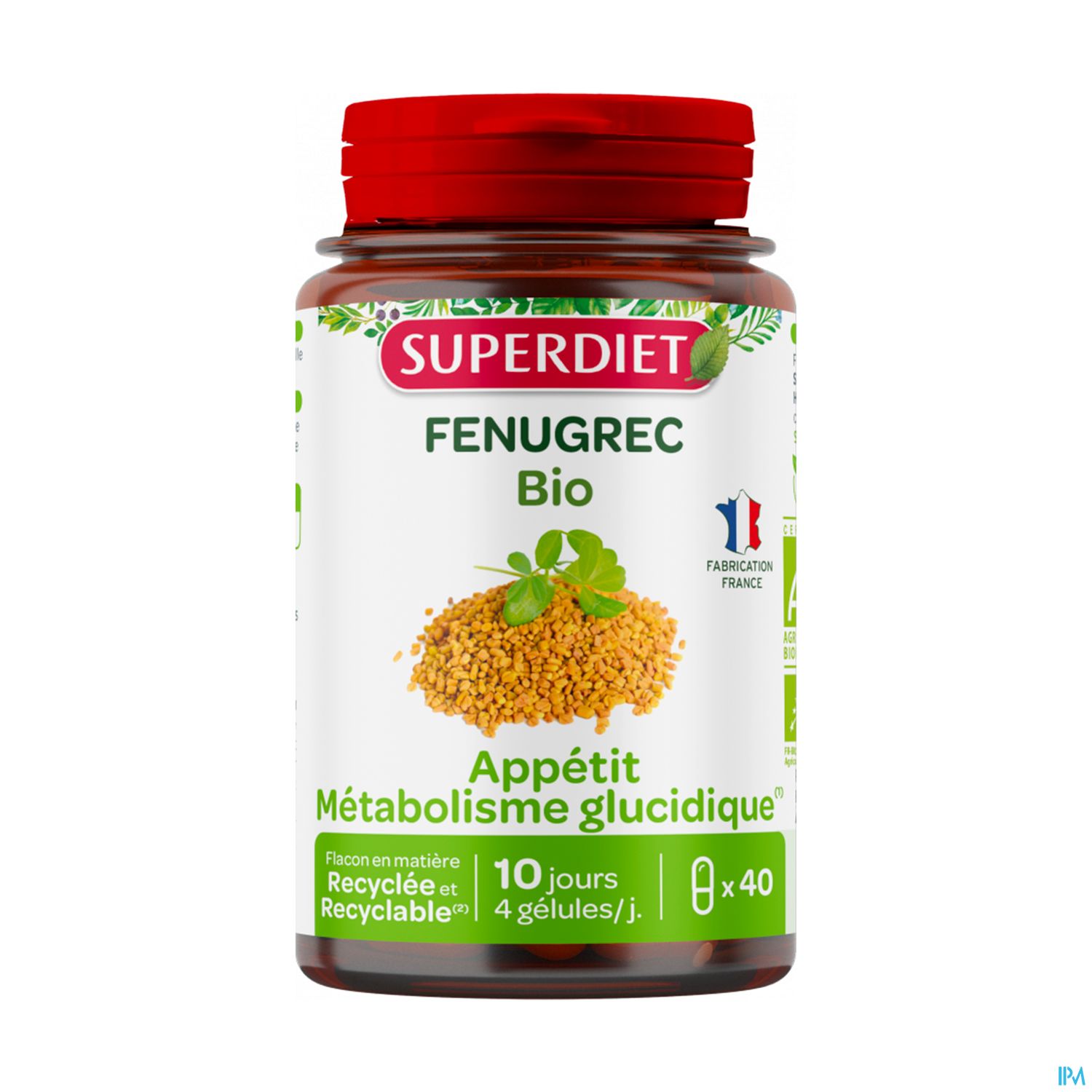 Superdiet Fenugrec Bio Gelule 40