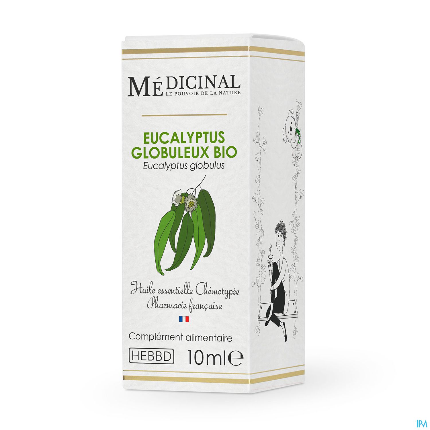 Medicinal Huile Essentielle Eucalyptus Globuleux Bio 10ml