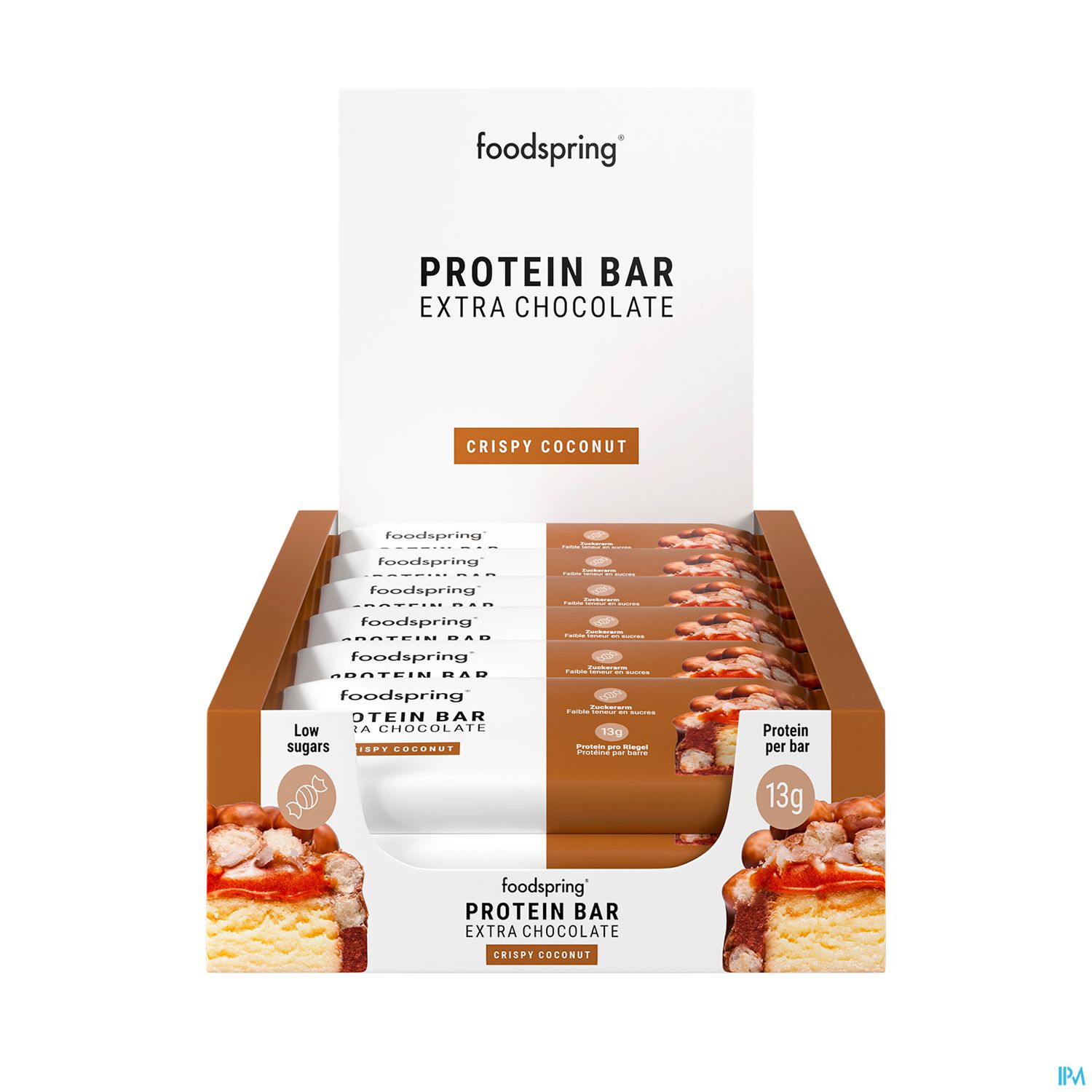 Foodspring Protein Bar Extra Chocolate Crispy Coconut 45g