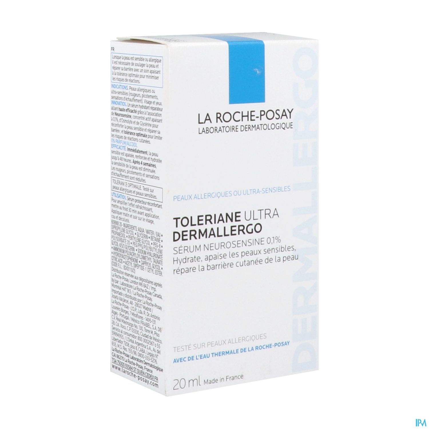 TOLERIANE U/DERMALLERGO SER 20ML