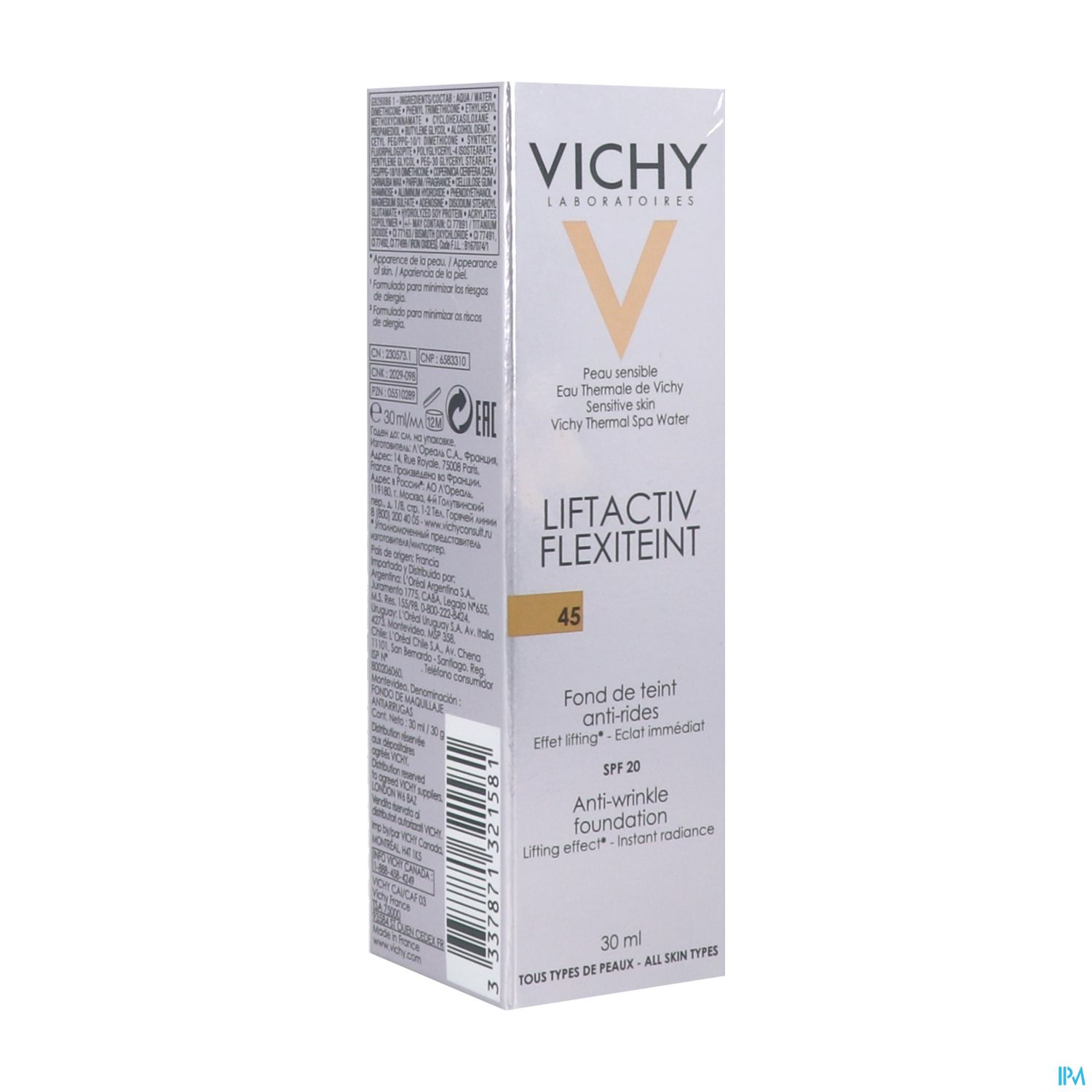 Vichy Liftactiv Flexiteint Fond De Teint Antirides 45 30ml