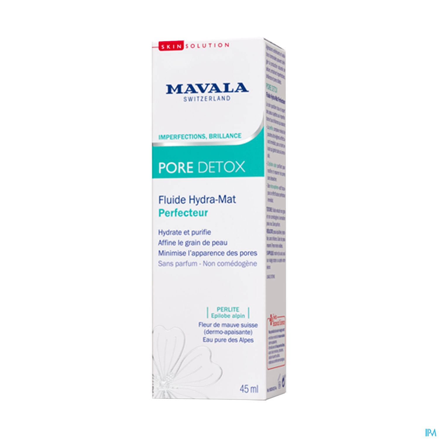 Mavala Pore Detox Fluide Hydra Mat Perfecteur 45ml