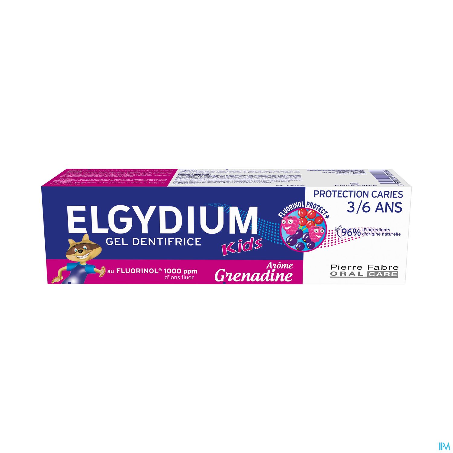 ELGYDIUM DENT KIDS 3/6A GRENAD50ML