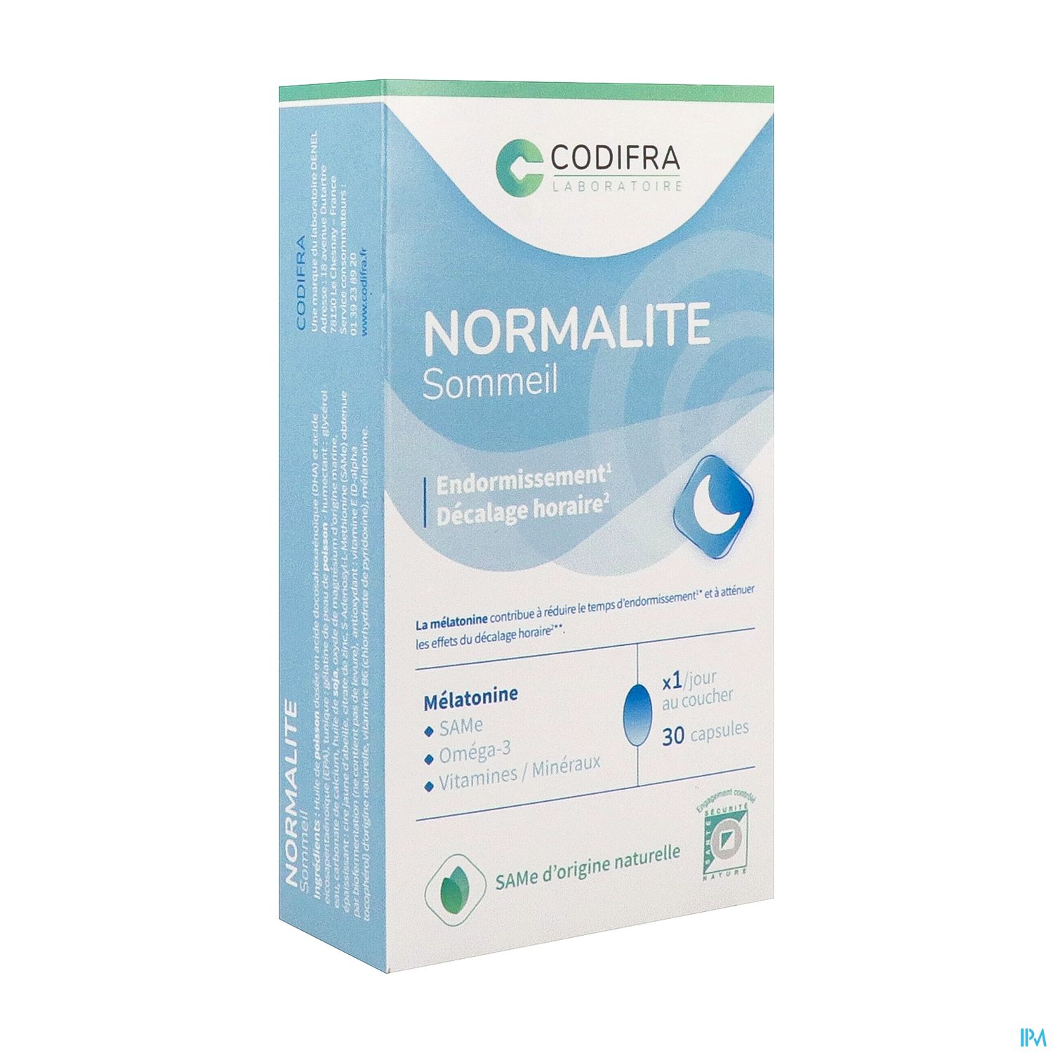 NORMALITE SOMMEIL CAPS 30