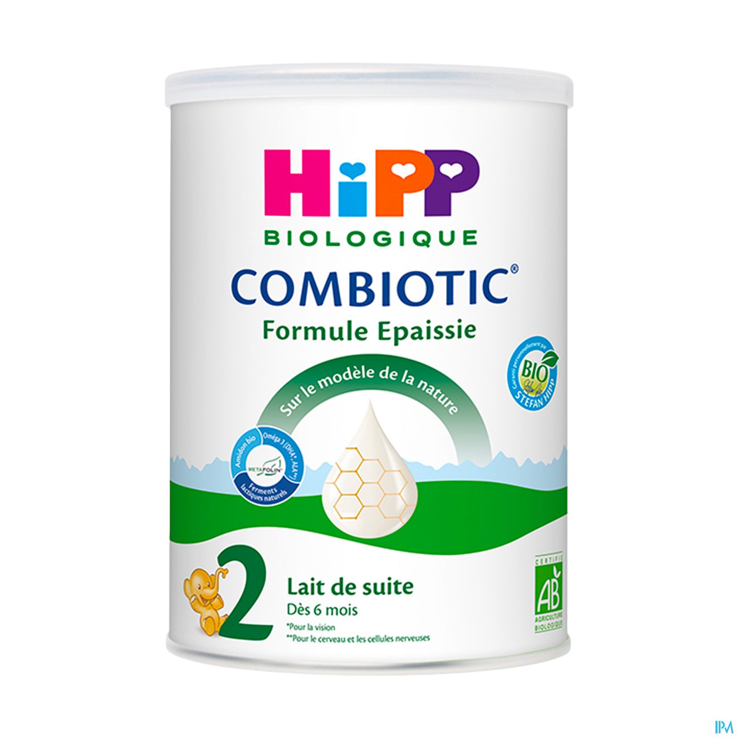 HIPP COMBIOTIC LAIT2 EPAISSIE 800G