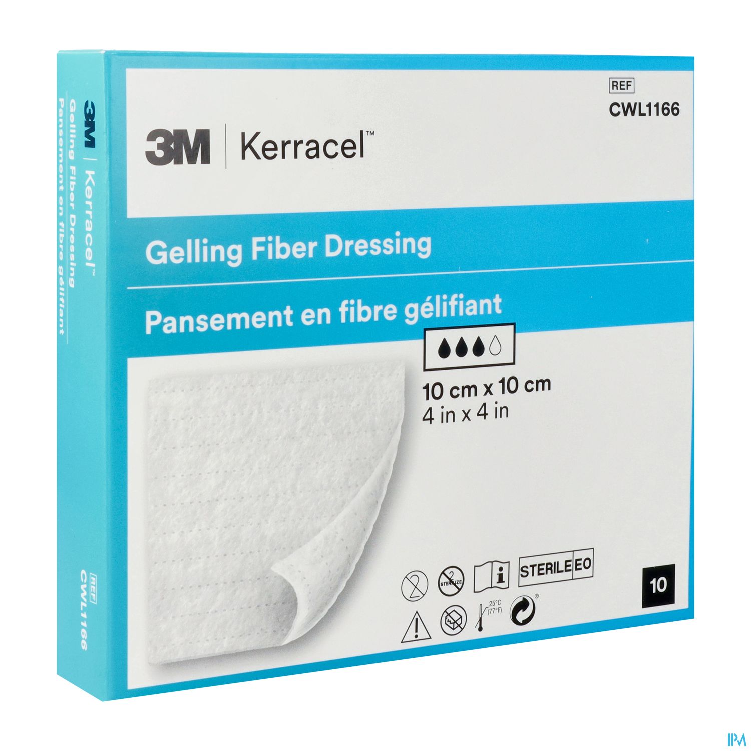 KERRACEL PANS FIBRE 10X10CM 10 — Pharmacie Européenne 24/24 by Nexum