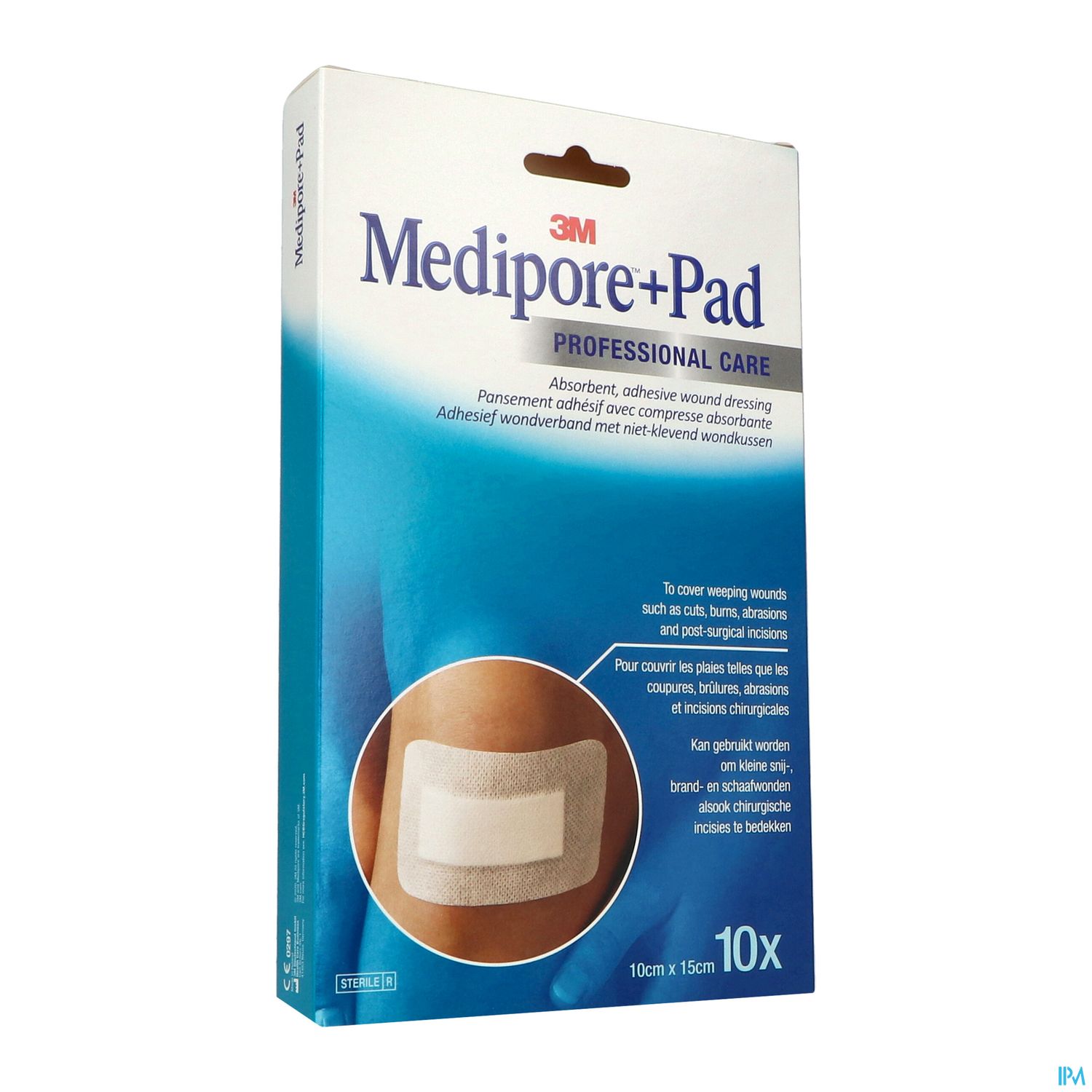MEDIPORE + PAD ADH ST 10X15CM10