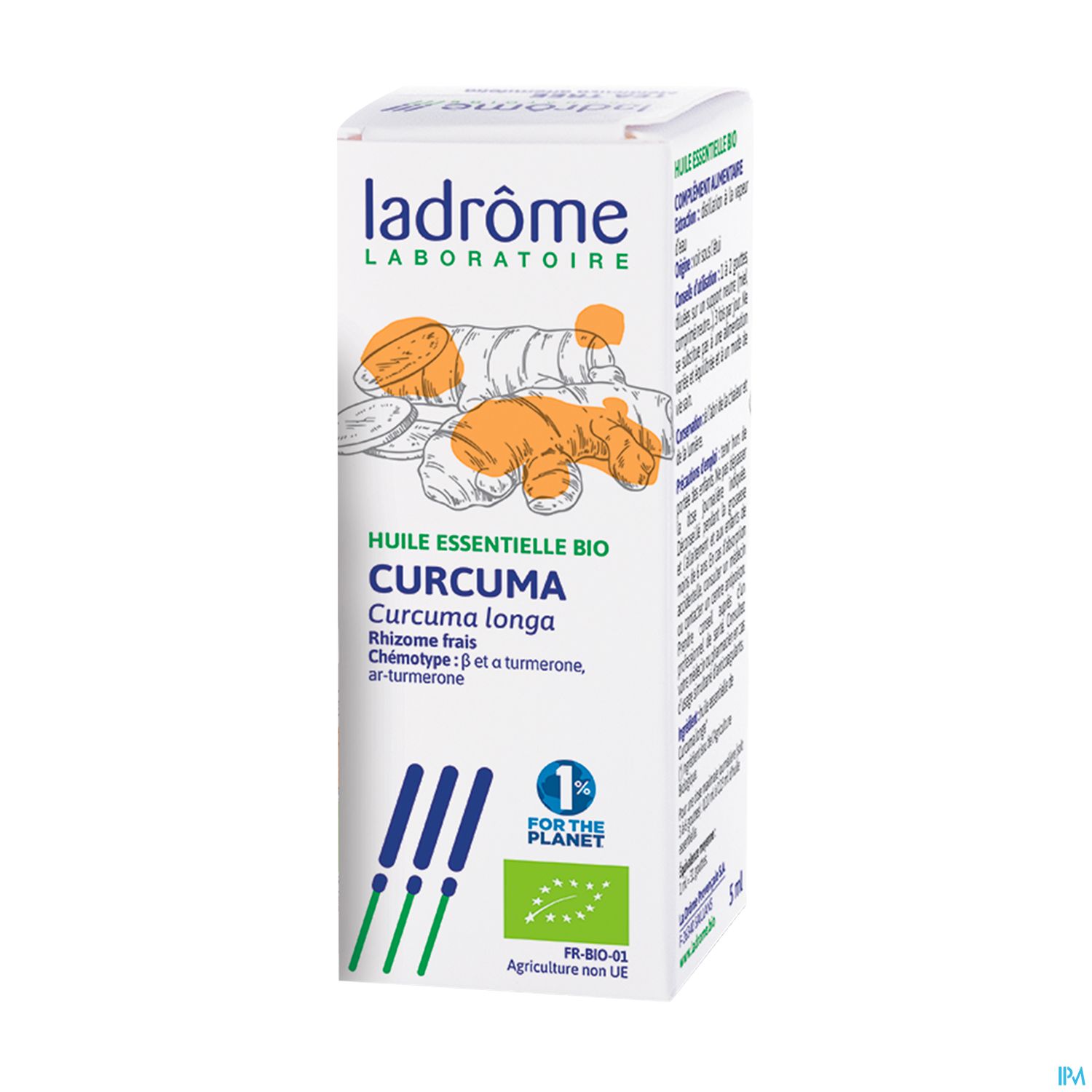 Ladrome Huile Essentielle De Curcuma 5ml