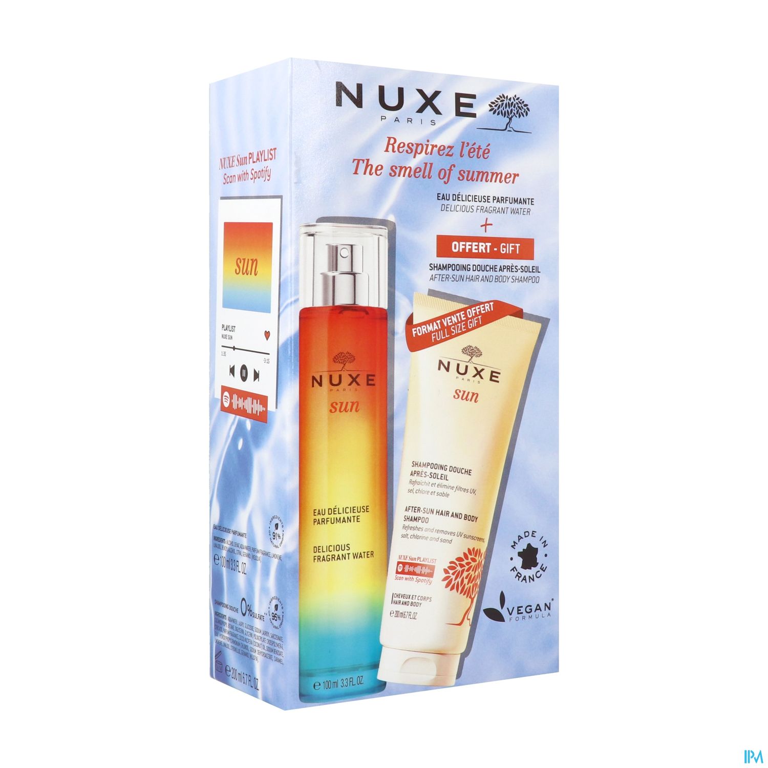 NUXE SUN EAU DELICIEUSE100ML+SH OF