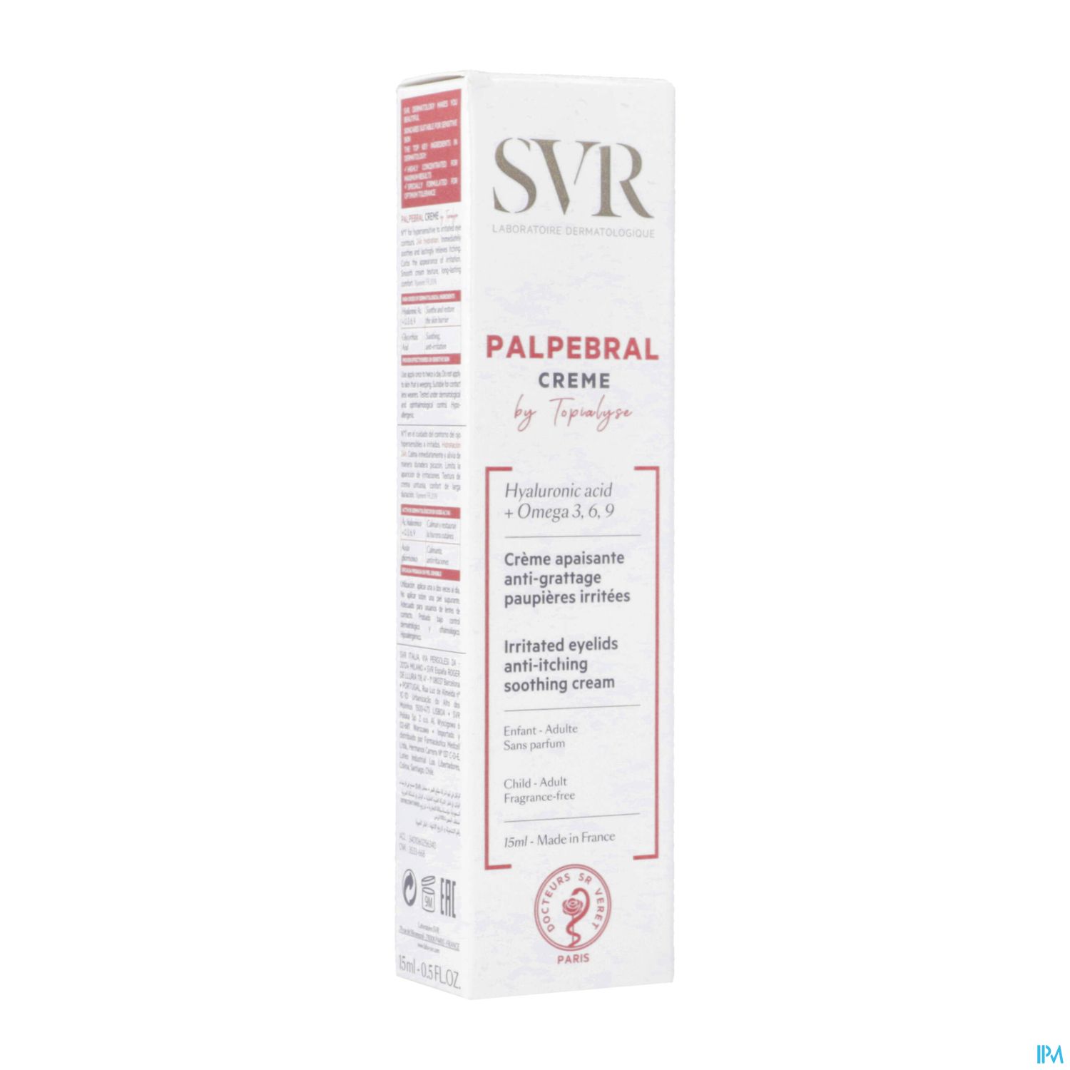 SVR PALPEBRAL CR APAISANTE 15ML