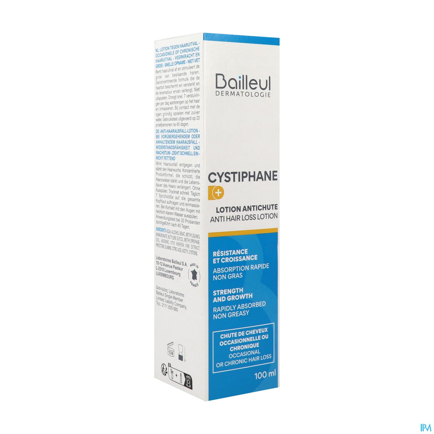 CYSTIPHANE+ LOT A/CHUT SPR 100ML