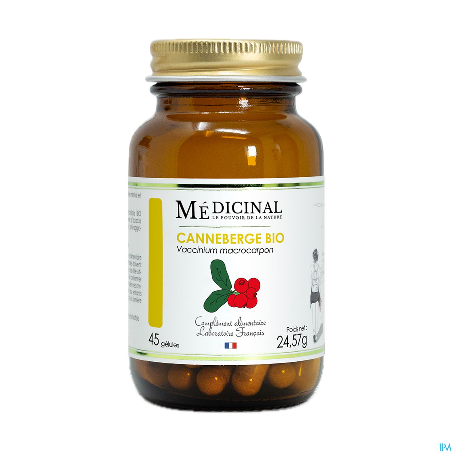 Medicinal Canneberge Bio Gelule 45