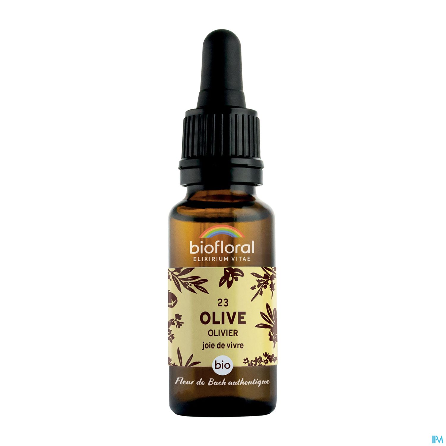 Biofloral 23 Olive. Olivier Compte Gouttes Bio Demeter 20ml