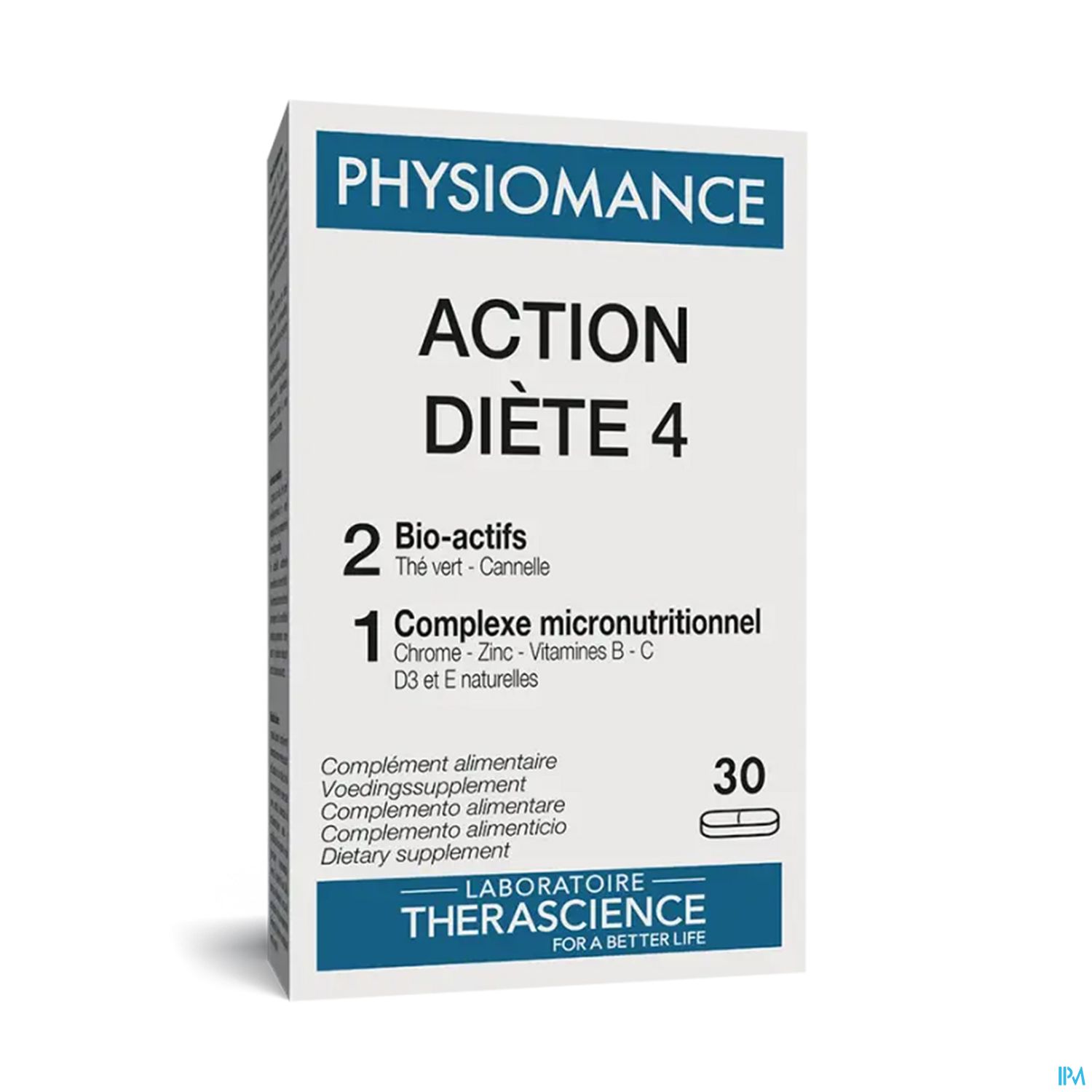 Therascience Physiomance Action Diete 4 Comprime 30