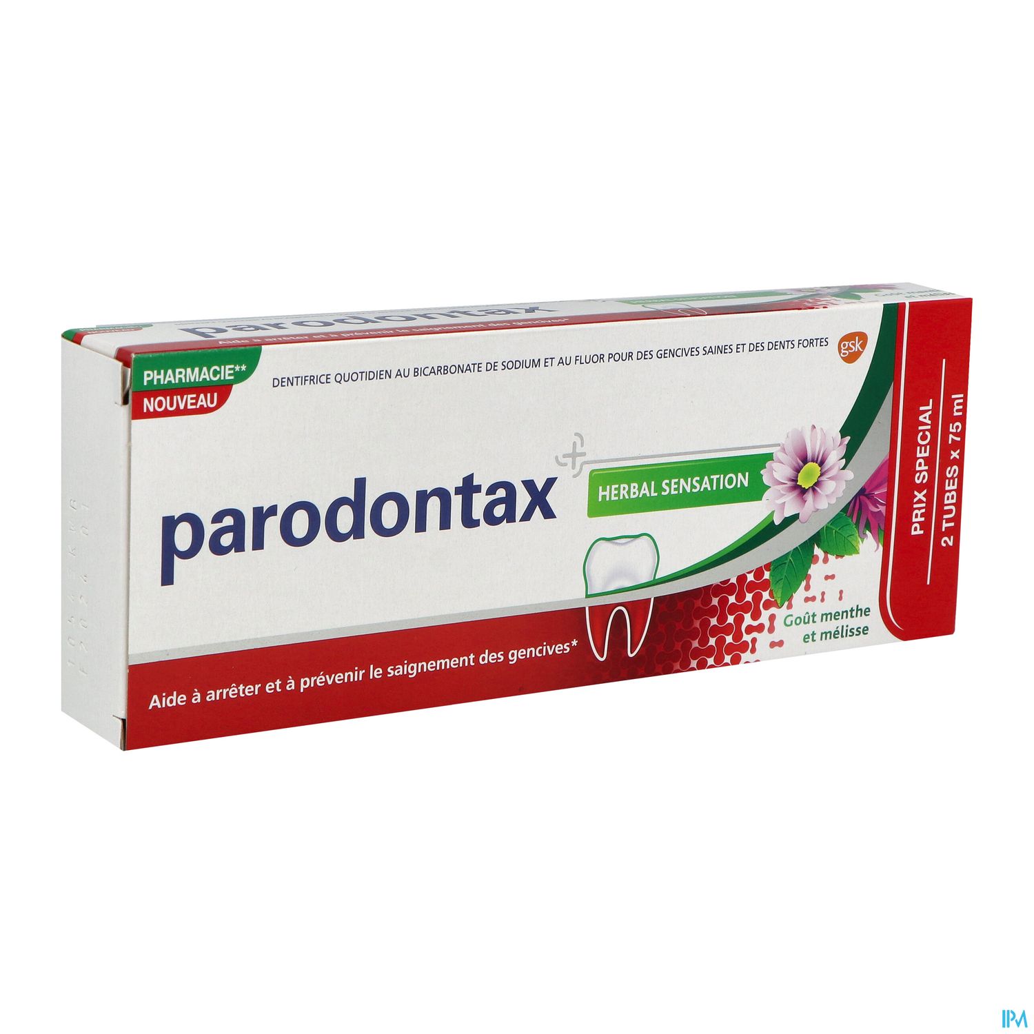 PARODONTAX DENT HERBAL SENS75ML X2