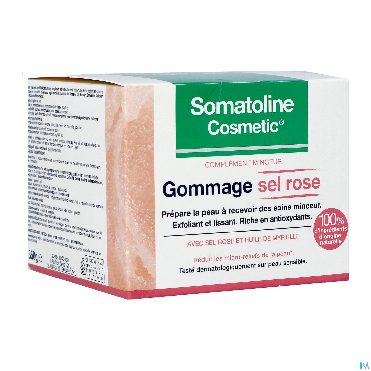 SOMATOLINE GOMMAGE SEL ROSE 350G