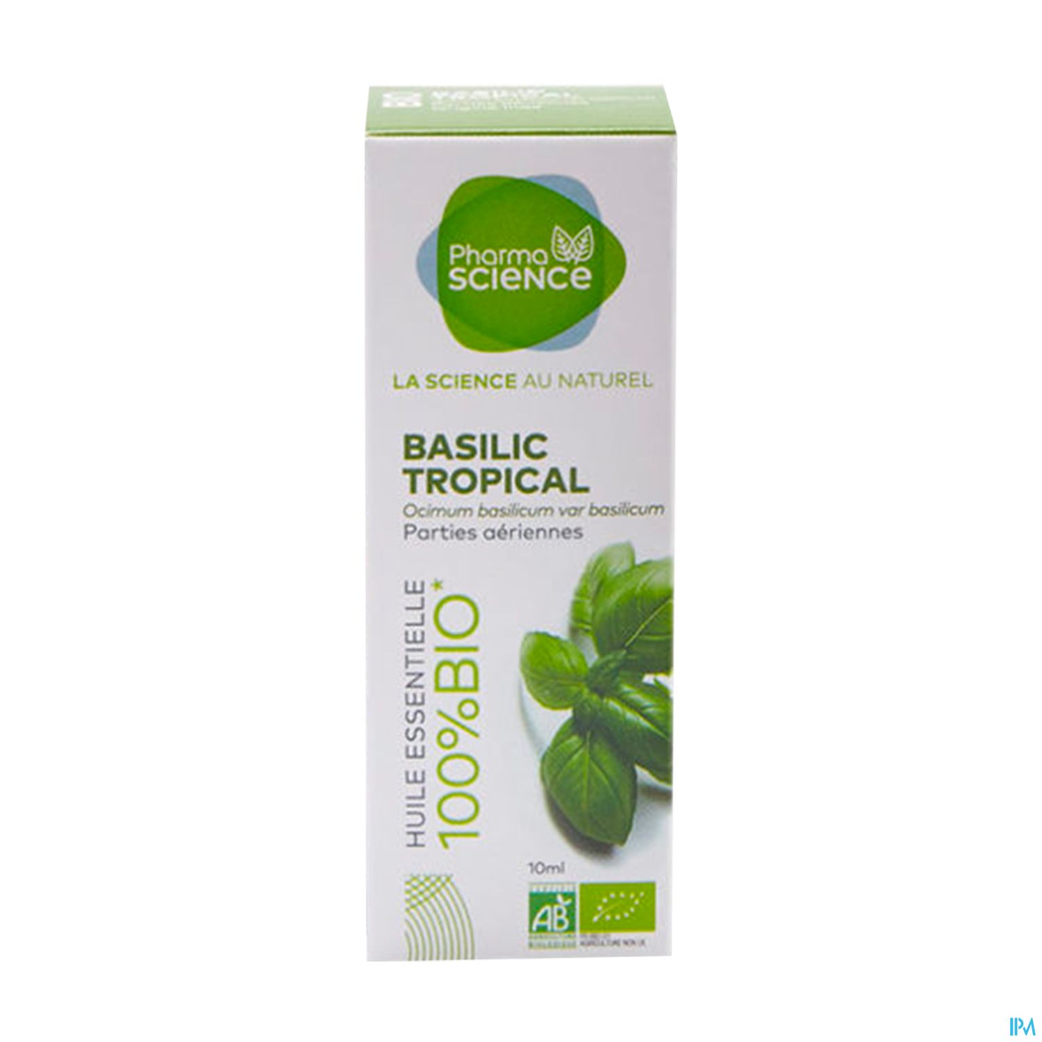 Pharmascience Huile Essentielle Basilic Tropical Bio 10ml