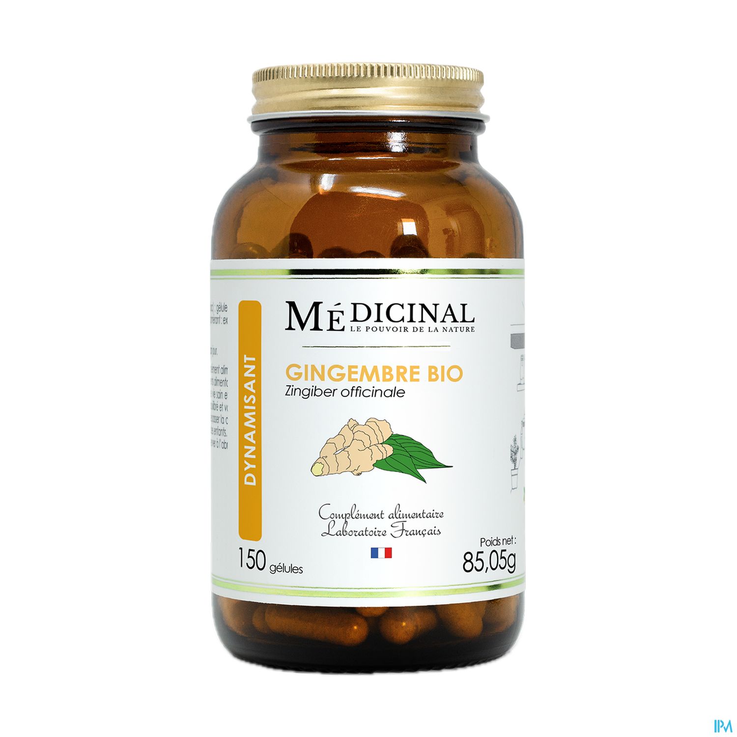 Medicinal Gingembre Bio Gelule 150
