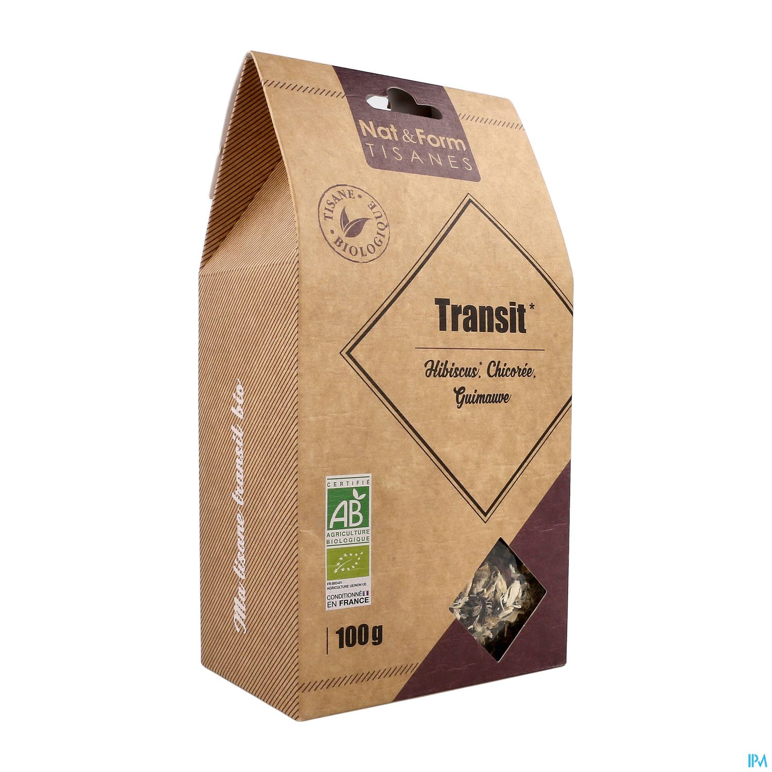 NAT&FORM TIS TRANSIT BIO 100G