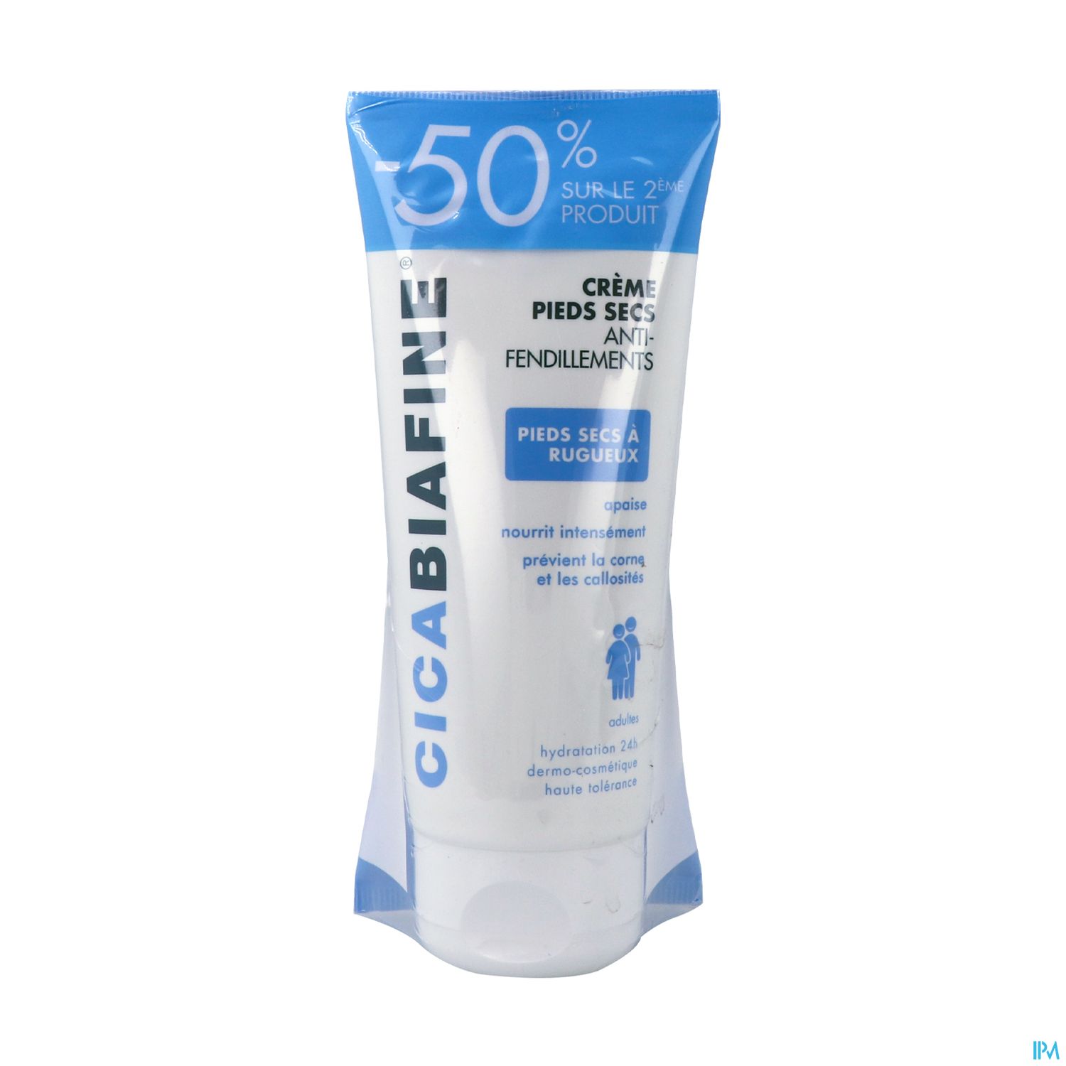 Cicabiafine Creme Pieds Secs Antifendillements 100ml X2