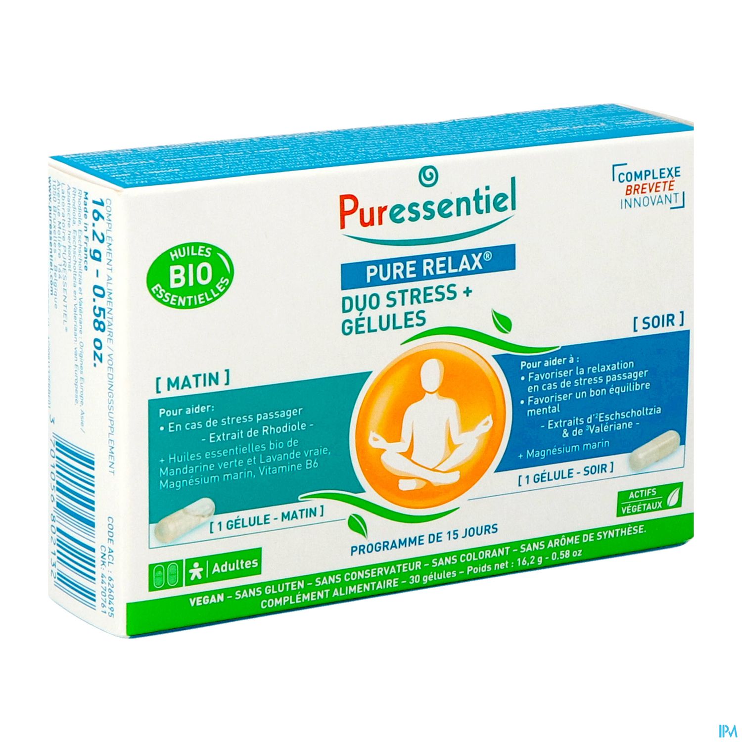 Puressentiel Gelule Duo Stress + Aroma Stress Gelule 30