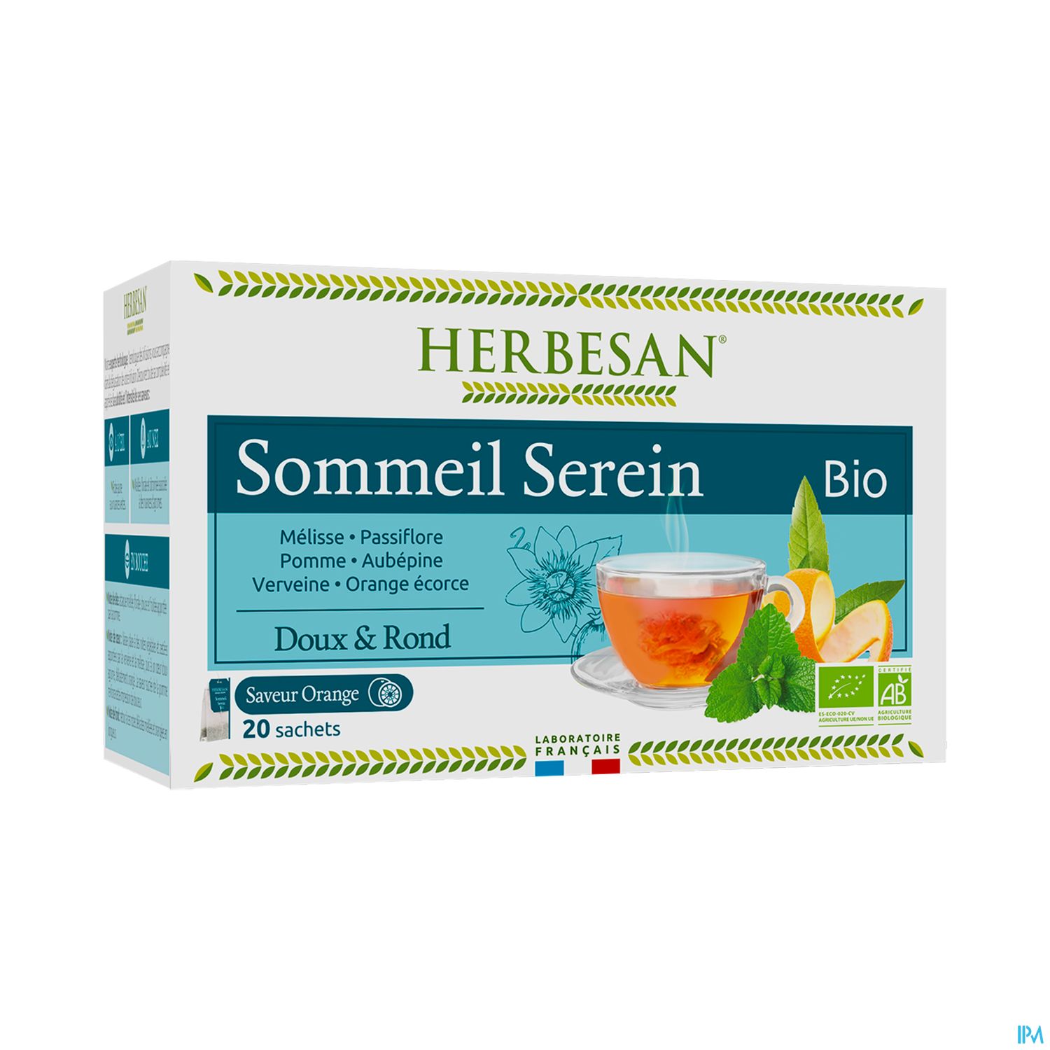Herbesan Infusion Sommeil Serein Bio Sechet 20