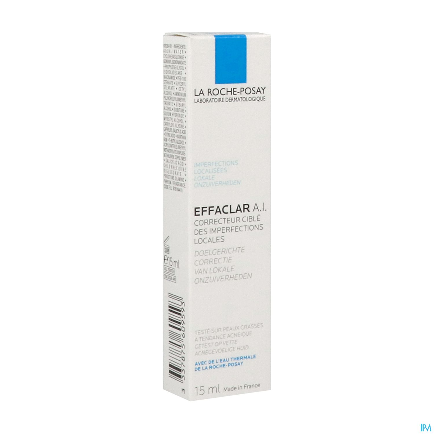 EFFACLAR AI GEL IMPERF CUTANEES T/15ML