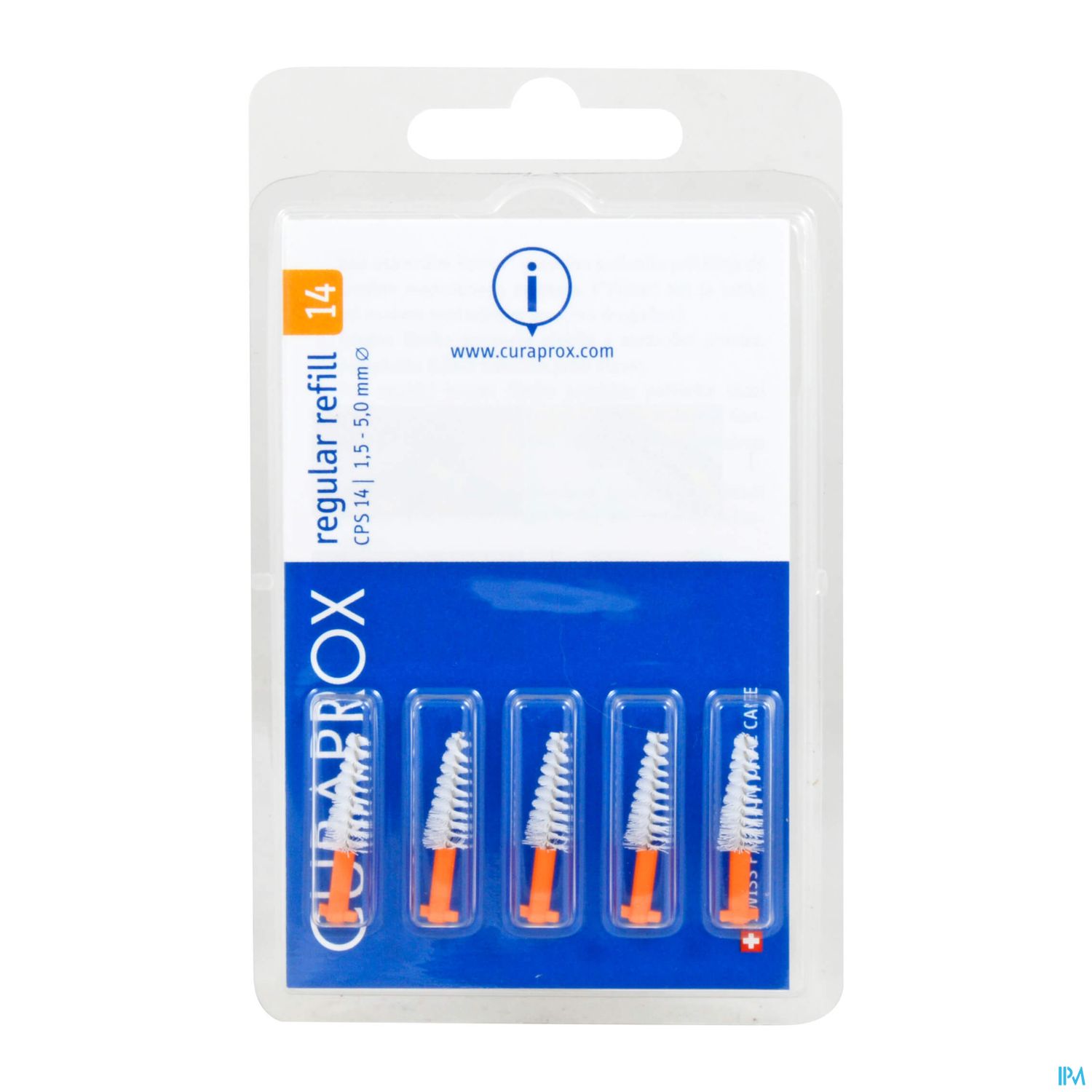 Curaprox Cps 14 Regular Brossette Interdentaire Orang 5