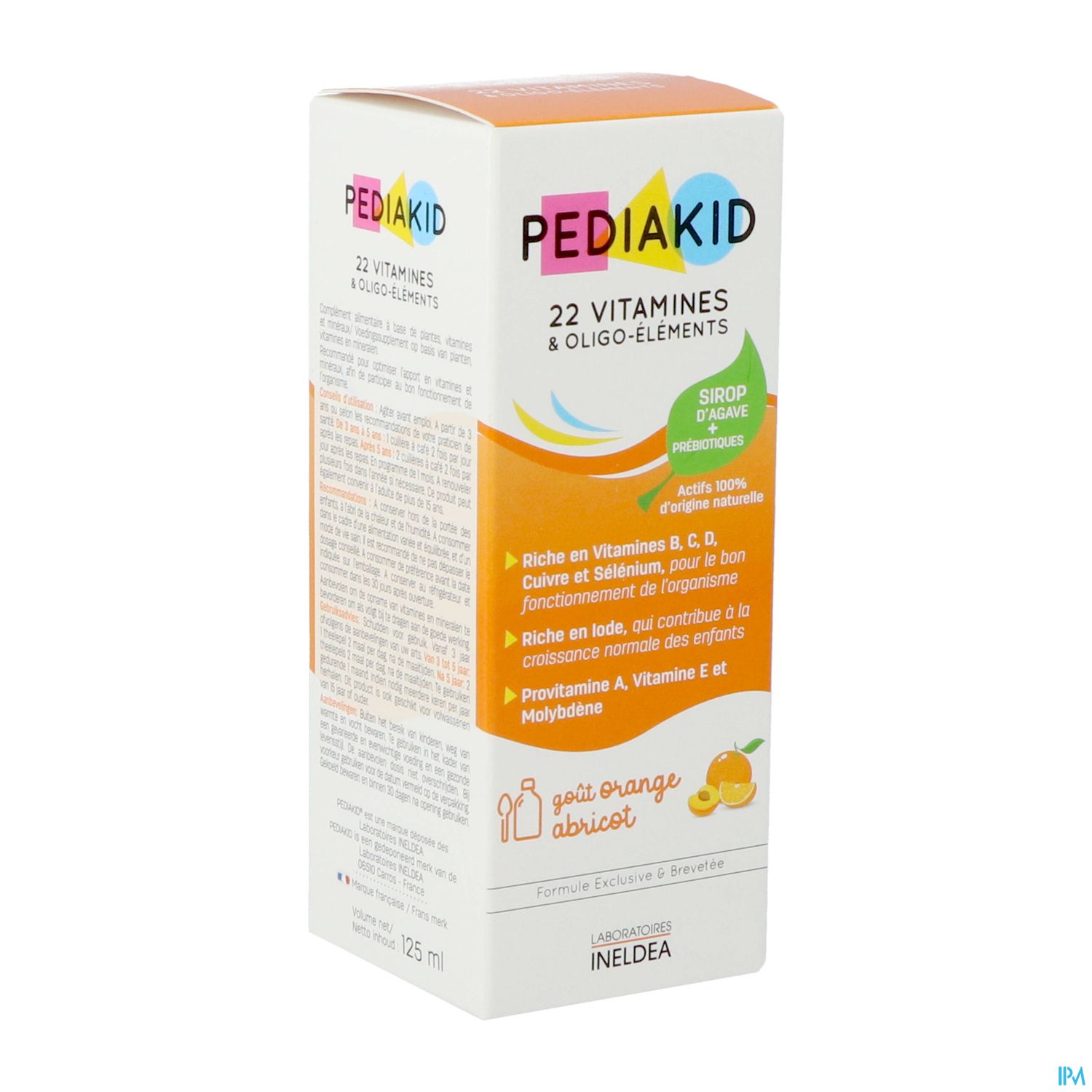 PEDIAKID 22 VIT OLIGO-ELEM Sp abric or 125ml