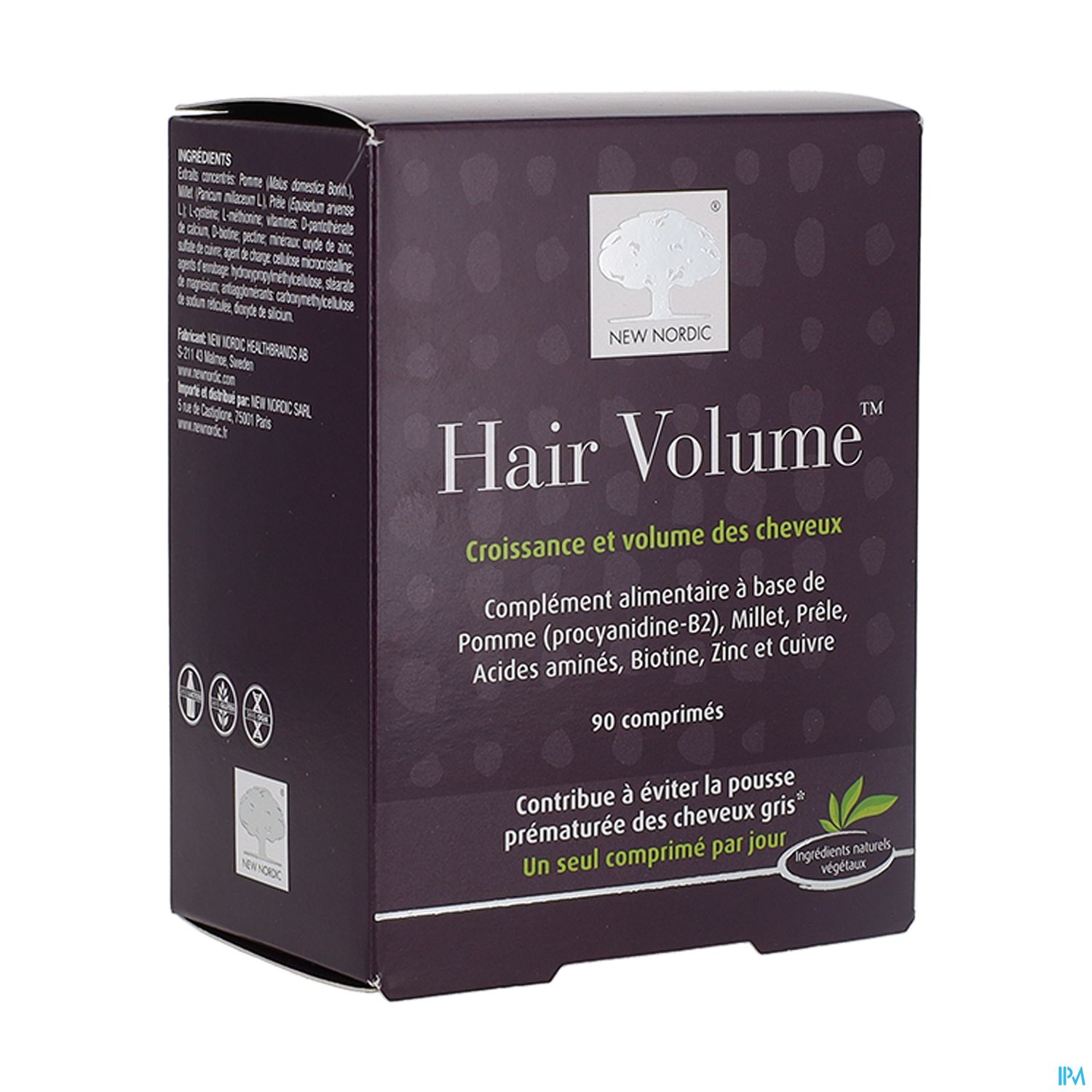 New Nordic Hair Volume Cheveux Comprime 90