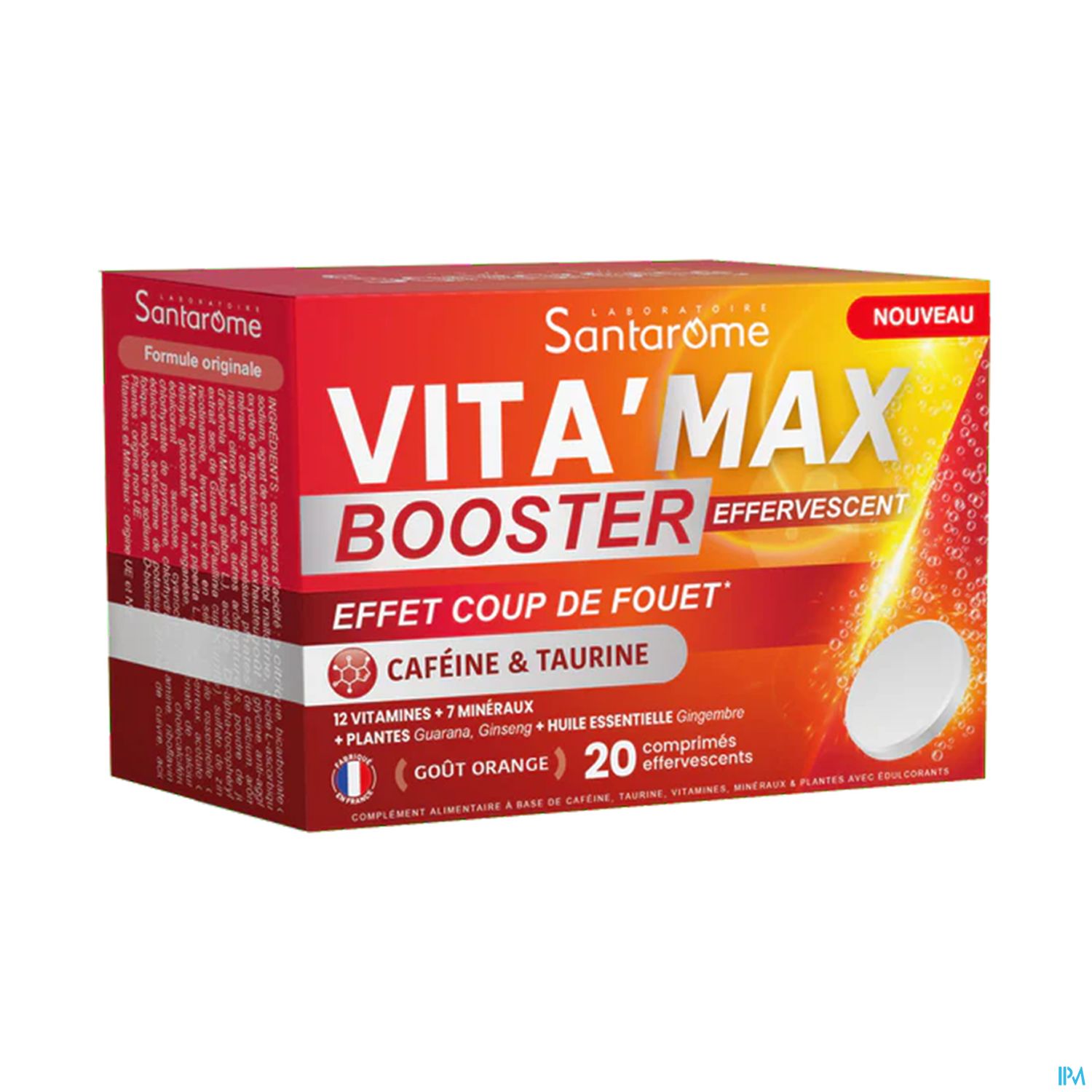 Santarome Vita'max Booster Effervescent Comprime Effervescent 20