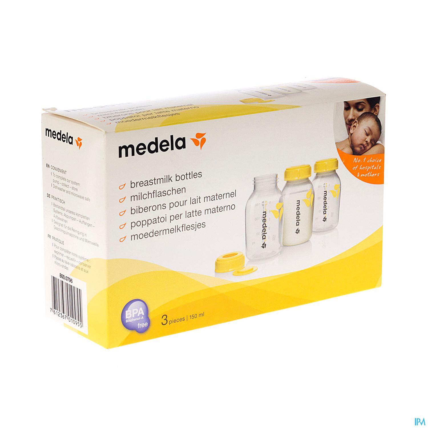 BIB MEDELA DECORE 150ML 3
