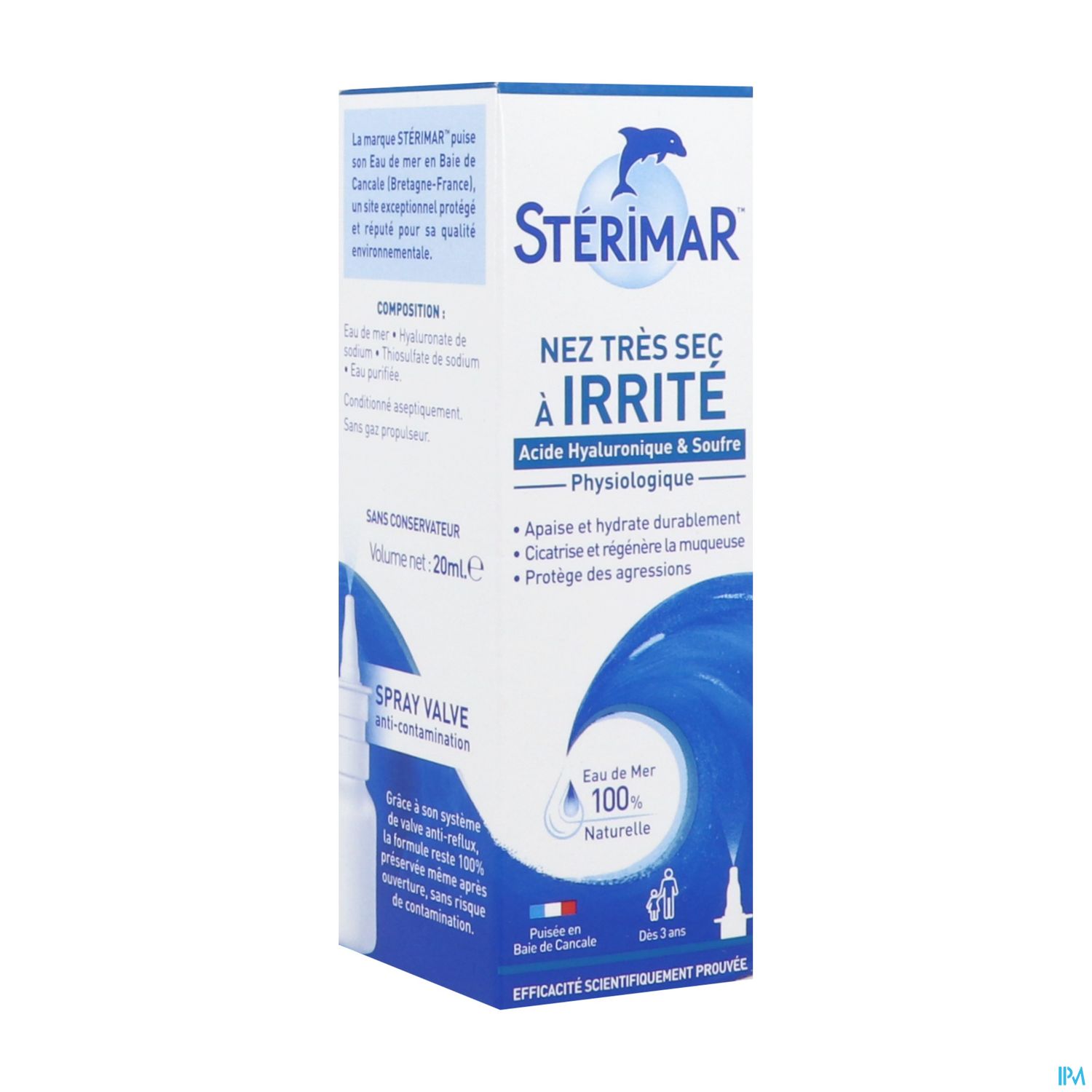 Sterimar Stop Protect Nez Sec Irrite 20ml