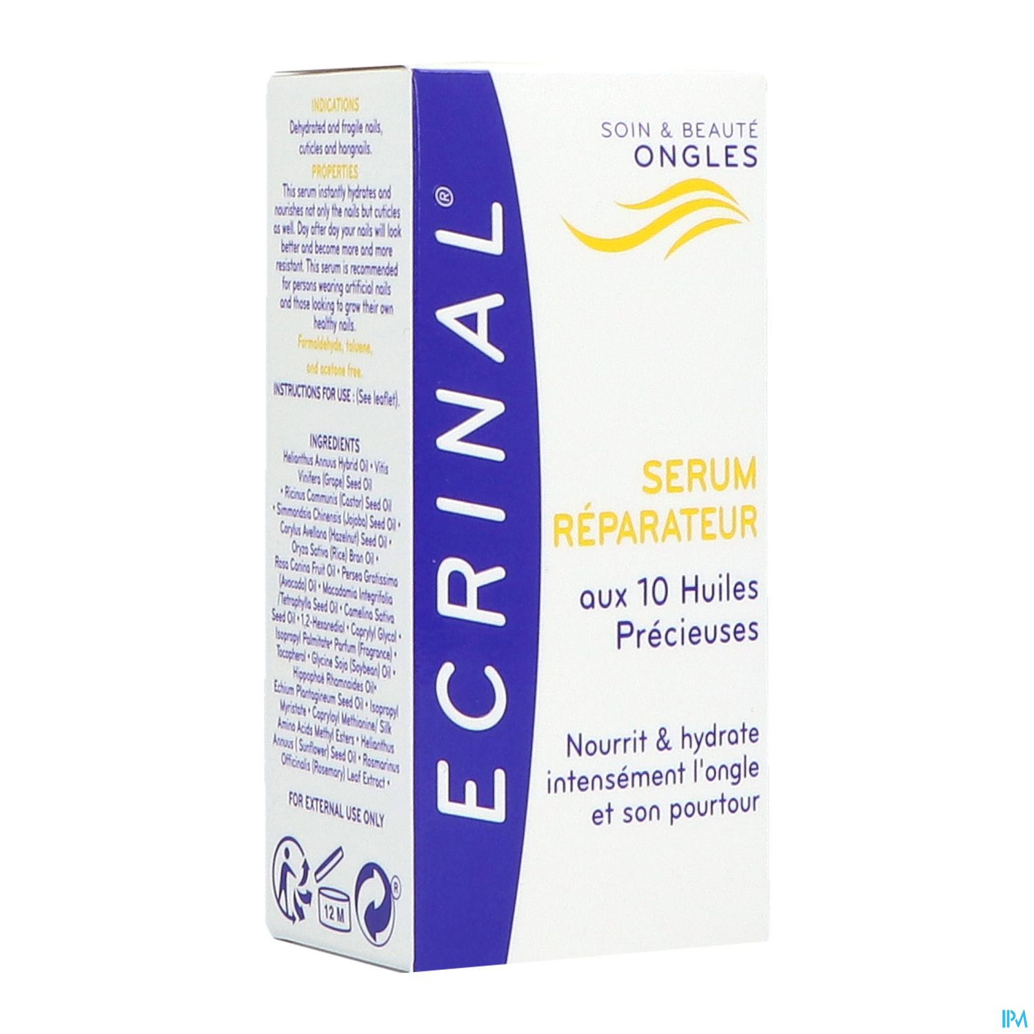 ECRINAL ONGL SERUM REPAR FL10ML