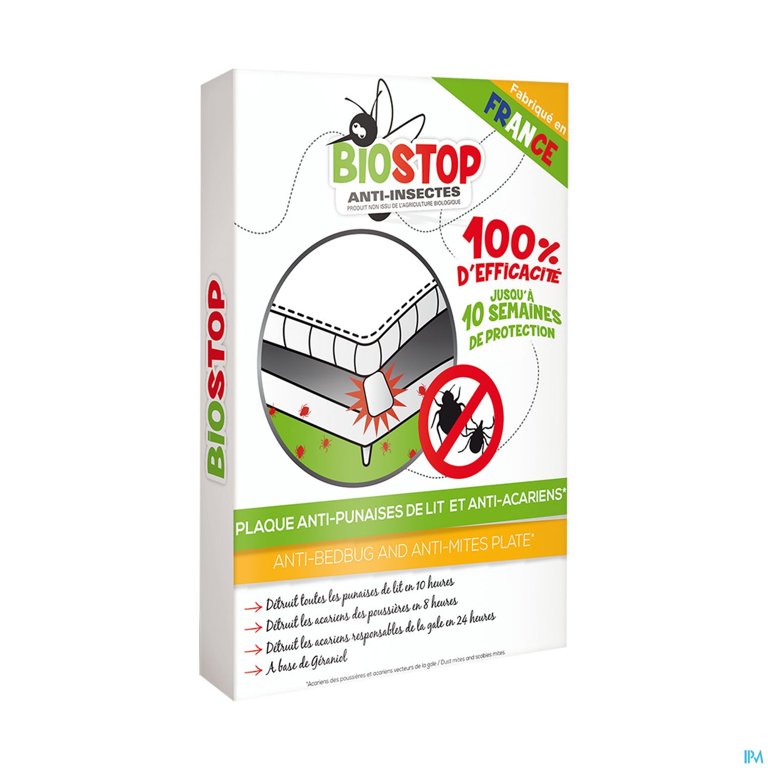 BIOSTOP PLAQ A/PUNAISE LIT