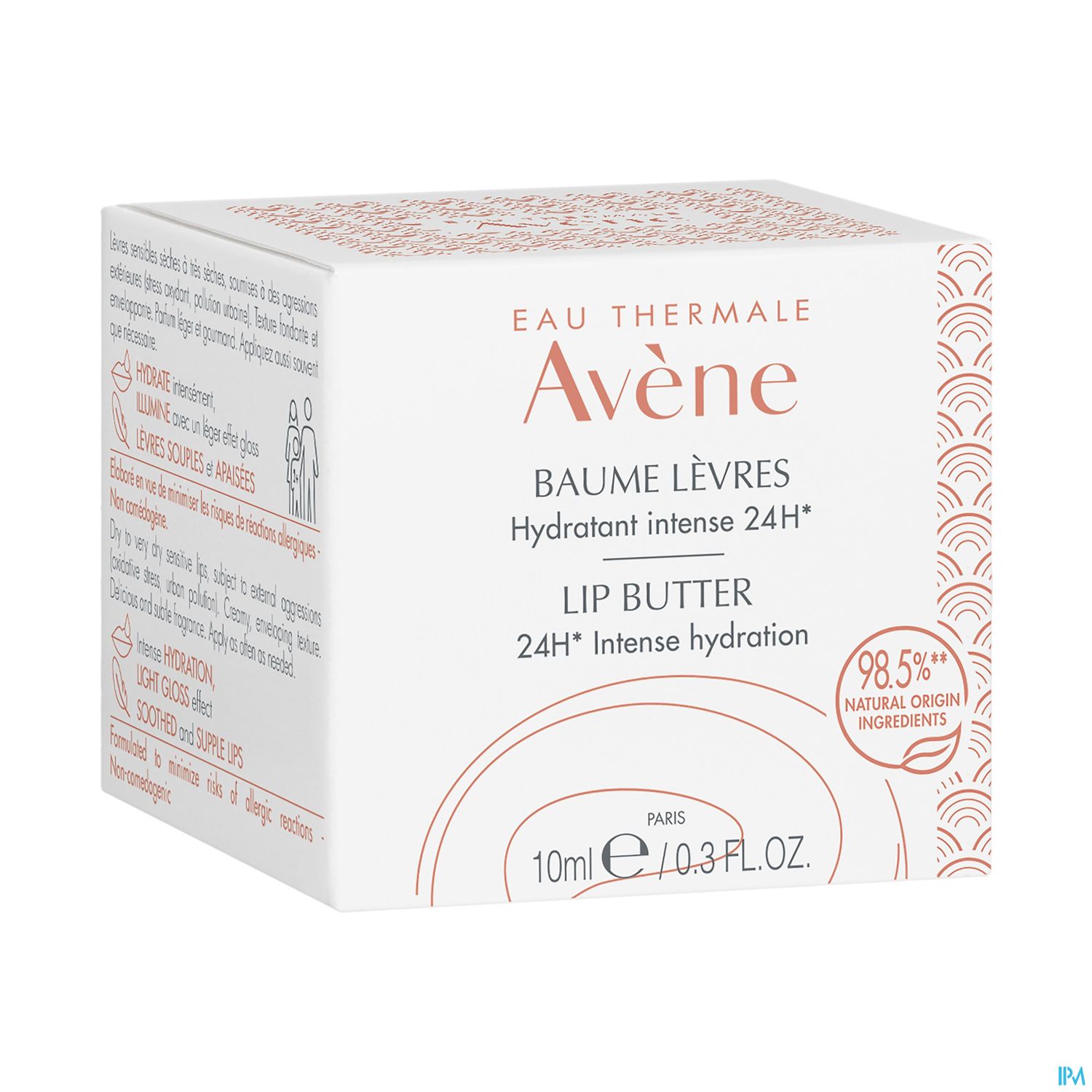 AVENE BAUME LEVRE HYDR 24H POT10ML
