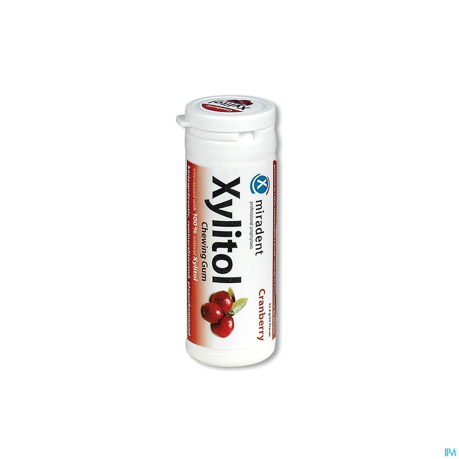 MIRADENT XYLITOLGOM CANNEBERG30