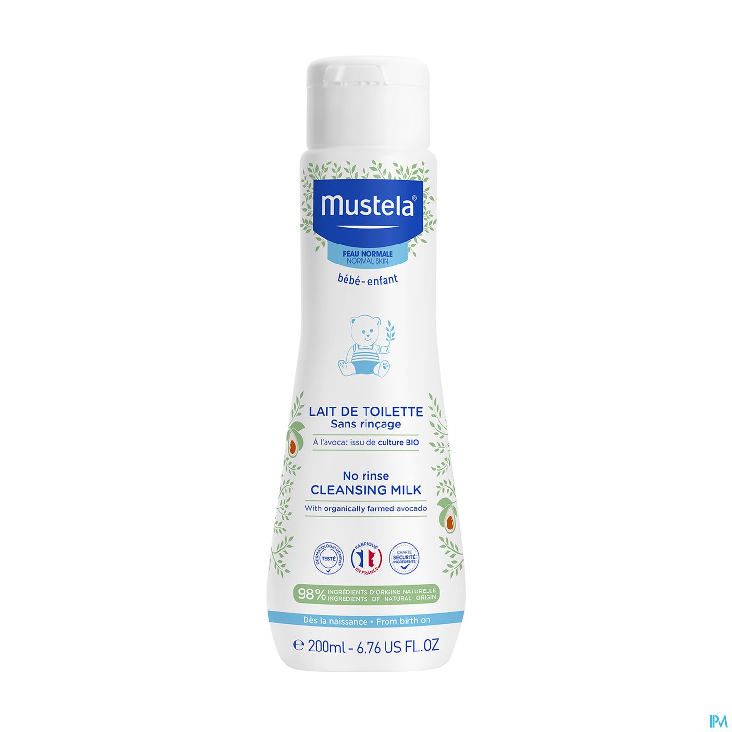 MUSTELA BB LAIT TOIL S/RINC PN 200