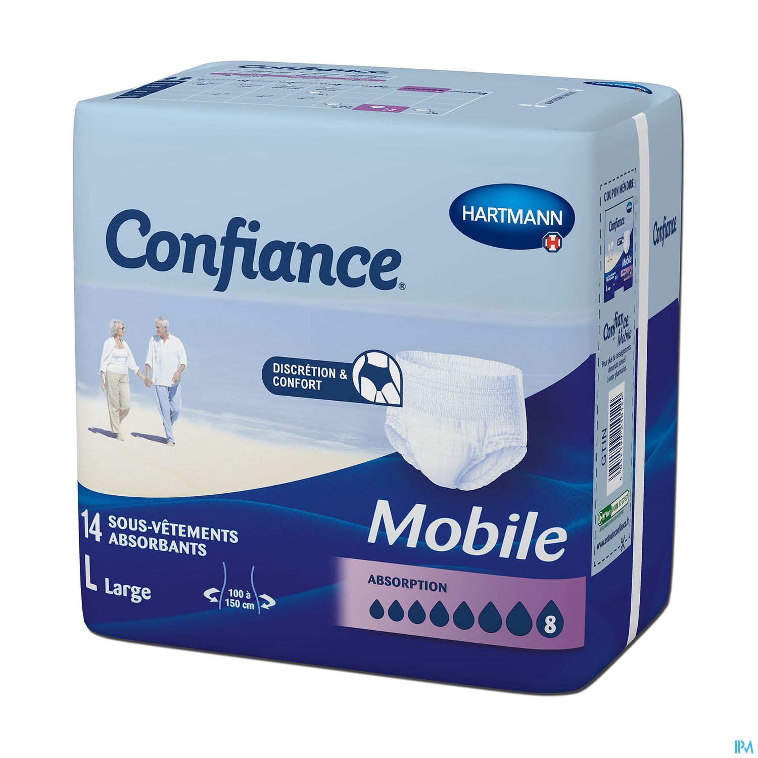 CONFIANCE MOBIL SLIP ABSOR 8G L 14