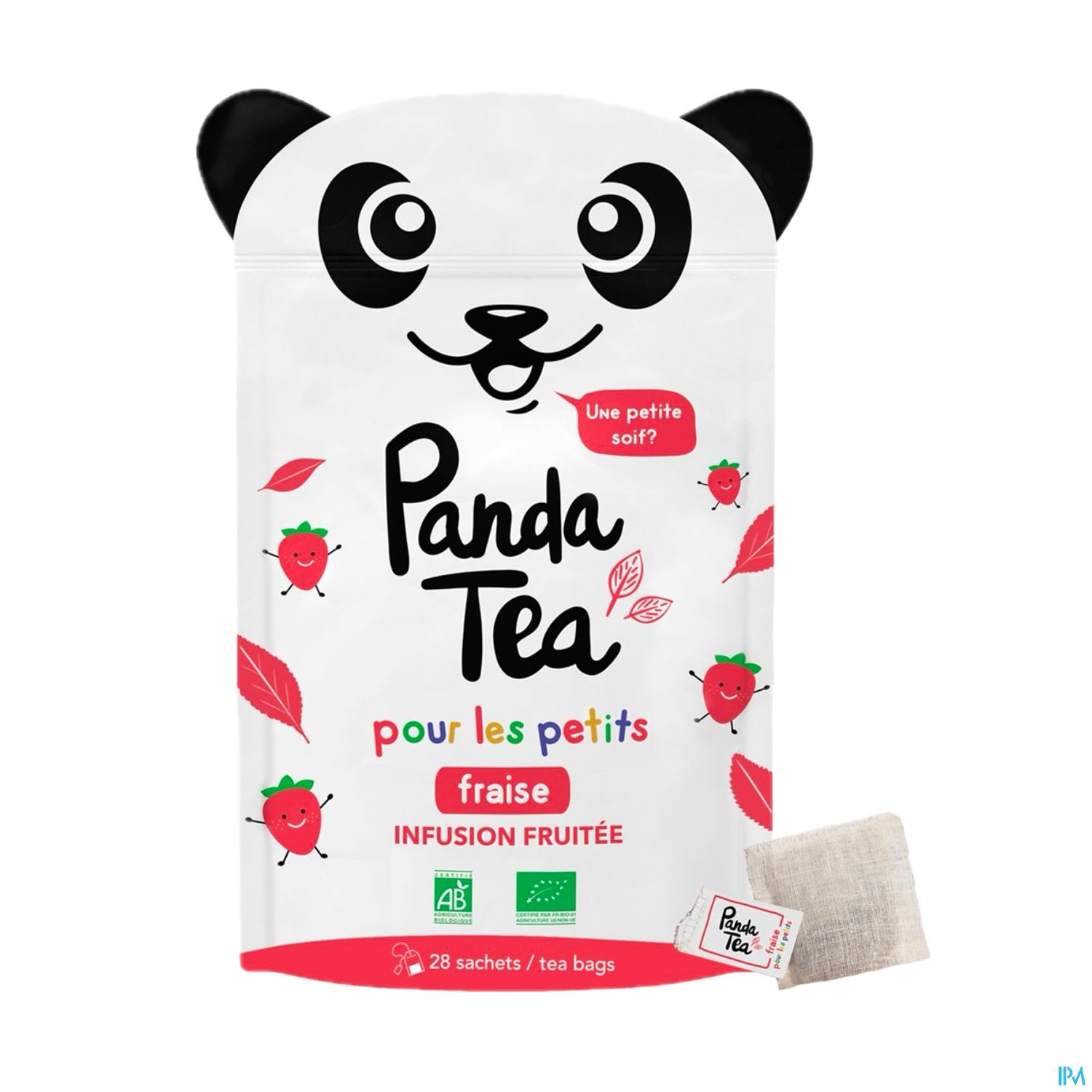 PANDA TEA INF FOR KIDS FRAISE S28