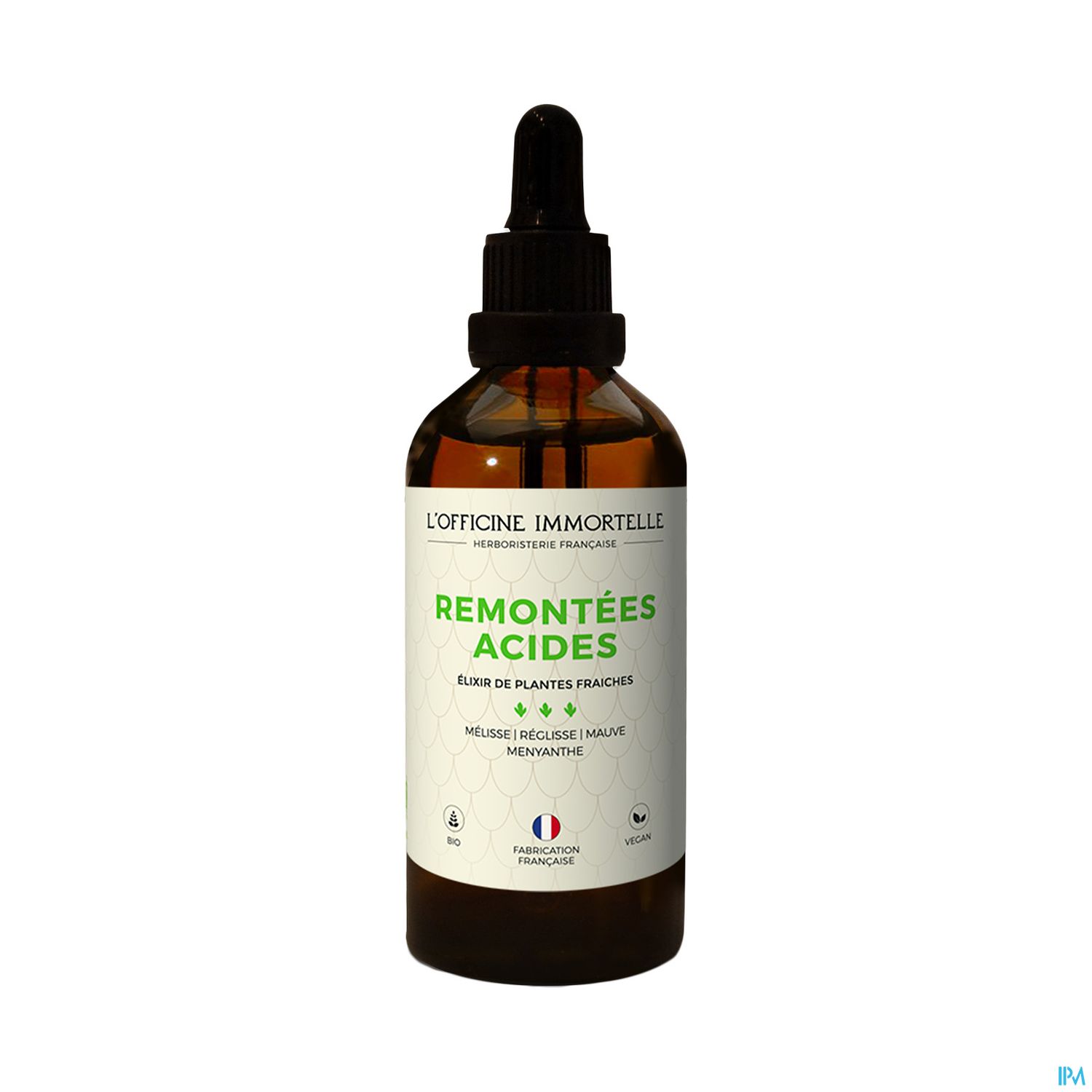Officine Immortelle Elixir Remontees Acides Bio 100ml