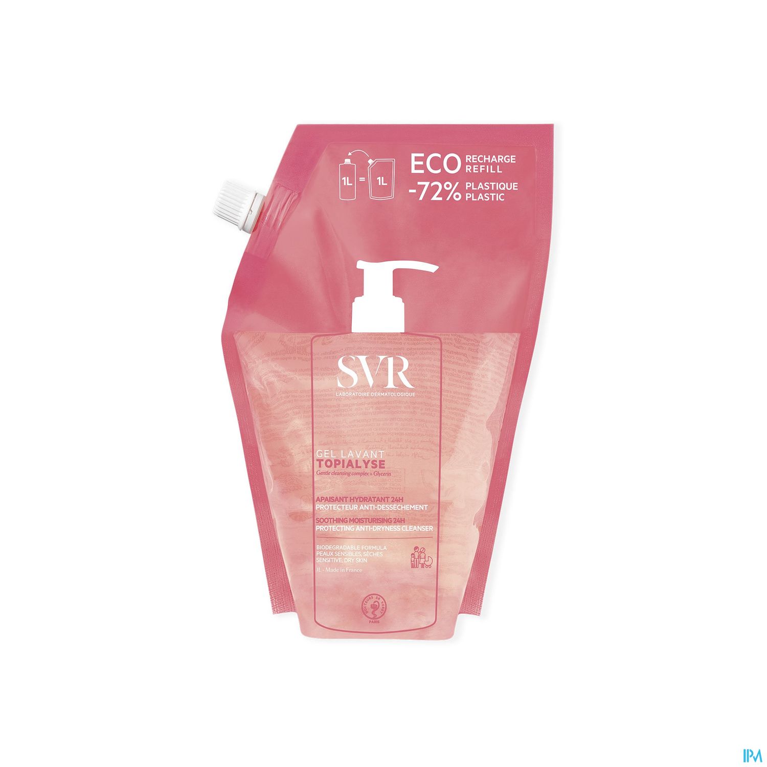 Svr Topialyse Gel Lavant Recharge 1l