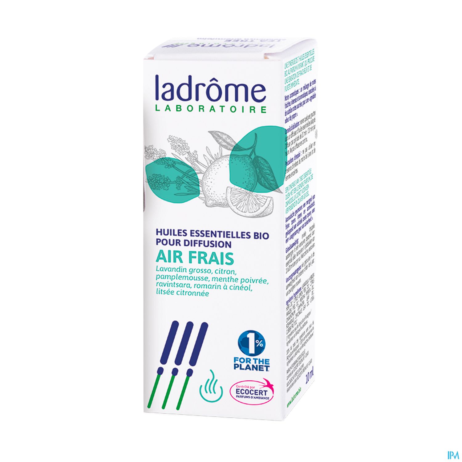 Ladrome Melange D Huile Essentielle Air Frais Bio 10ml